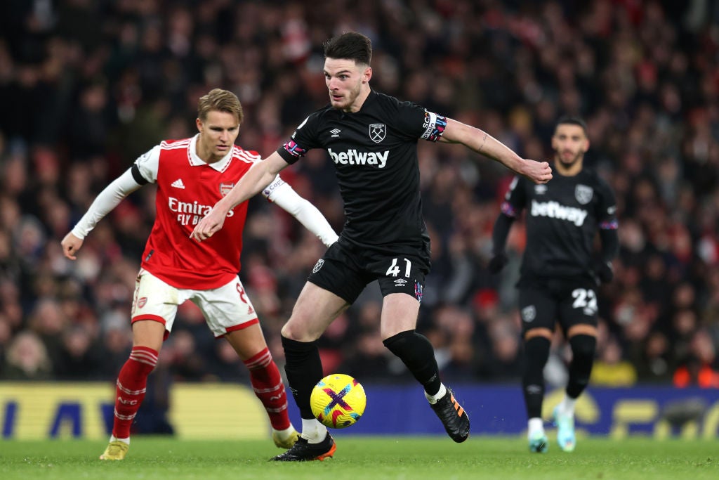 The future of Declan Rice remains the big talking point for West Ham