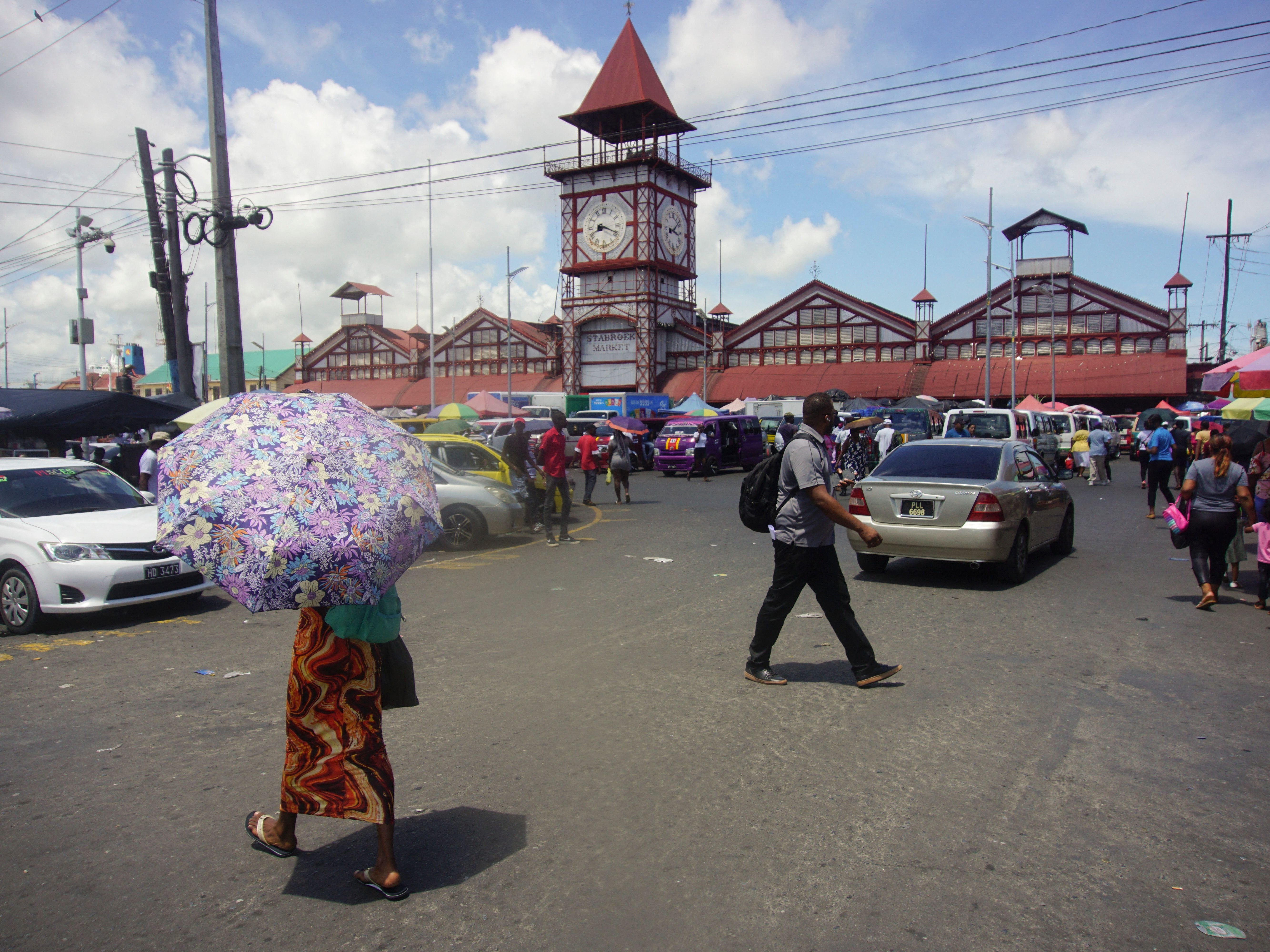 Stabroek Market in the capital Georgetown