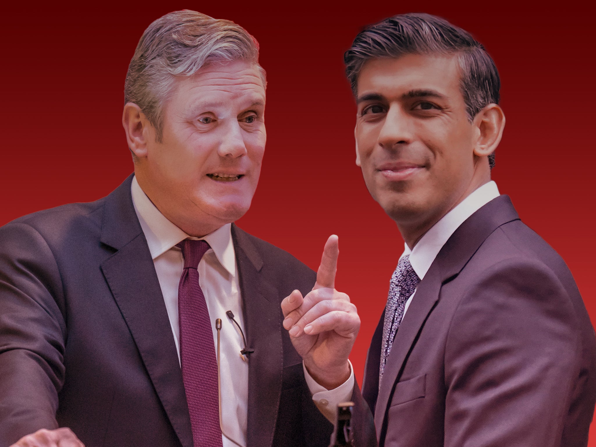 Keir Starmer and Rishi Sunak