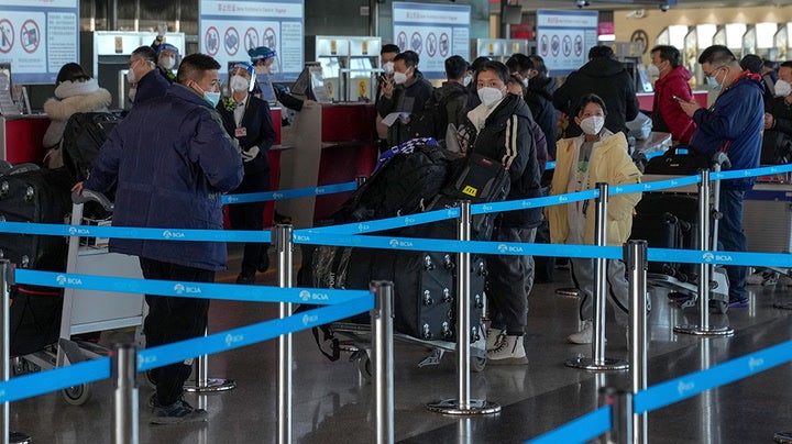 US to impose mandatory Covid testing for travellers arriving from China