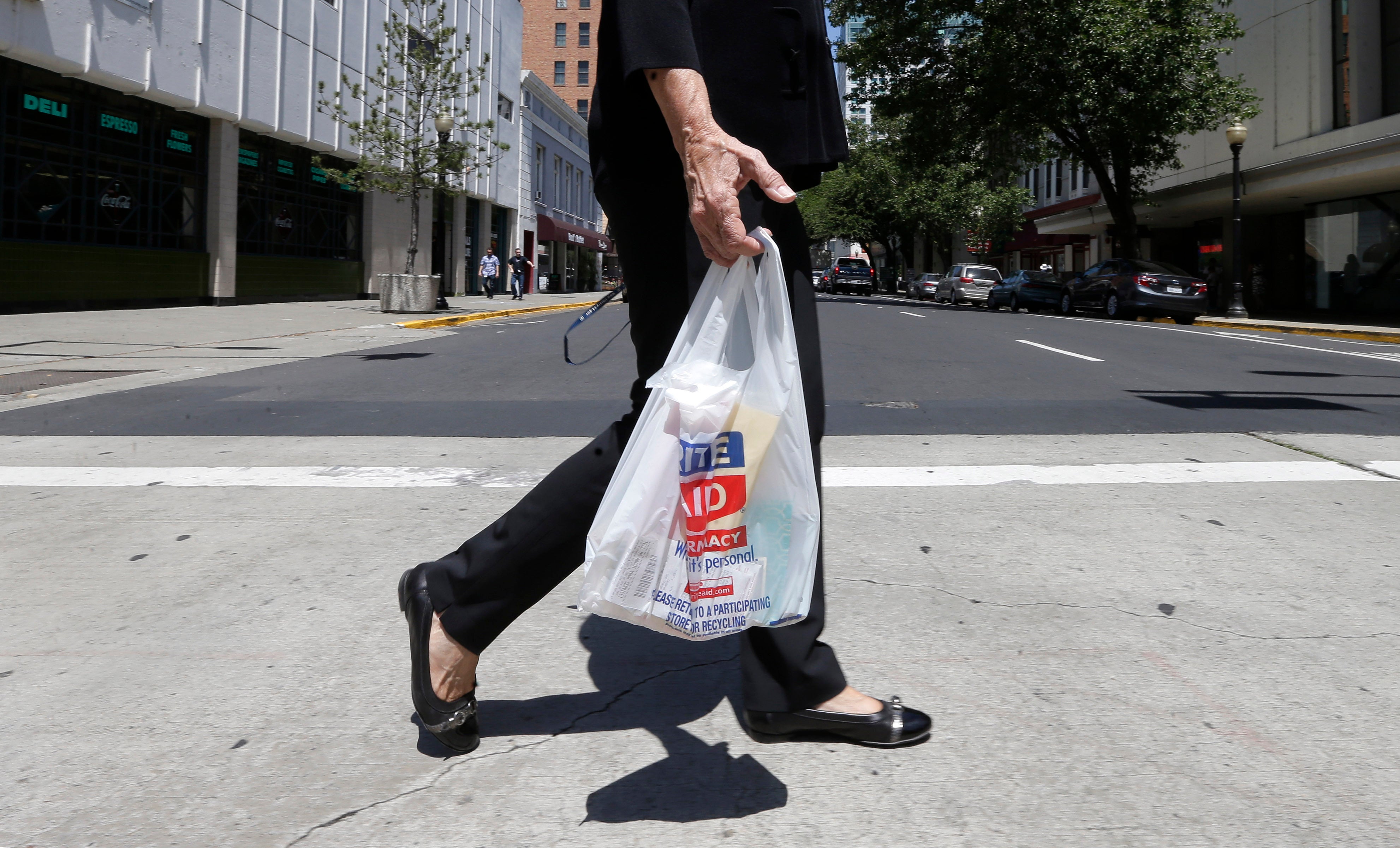 Single-use plastic bags have been subject to a charge since 2015