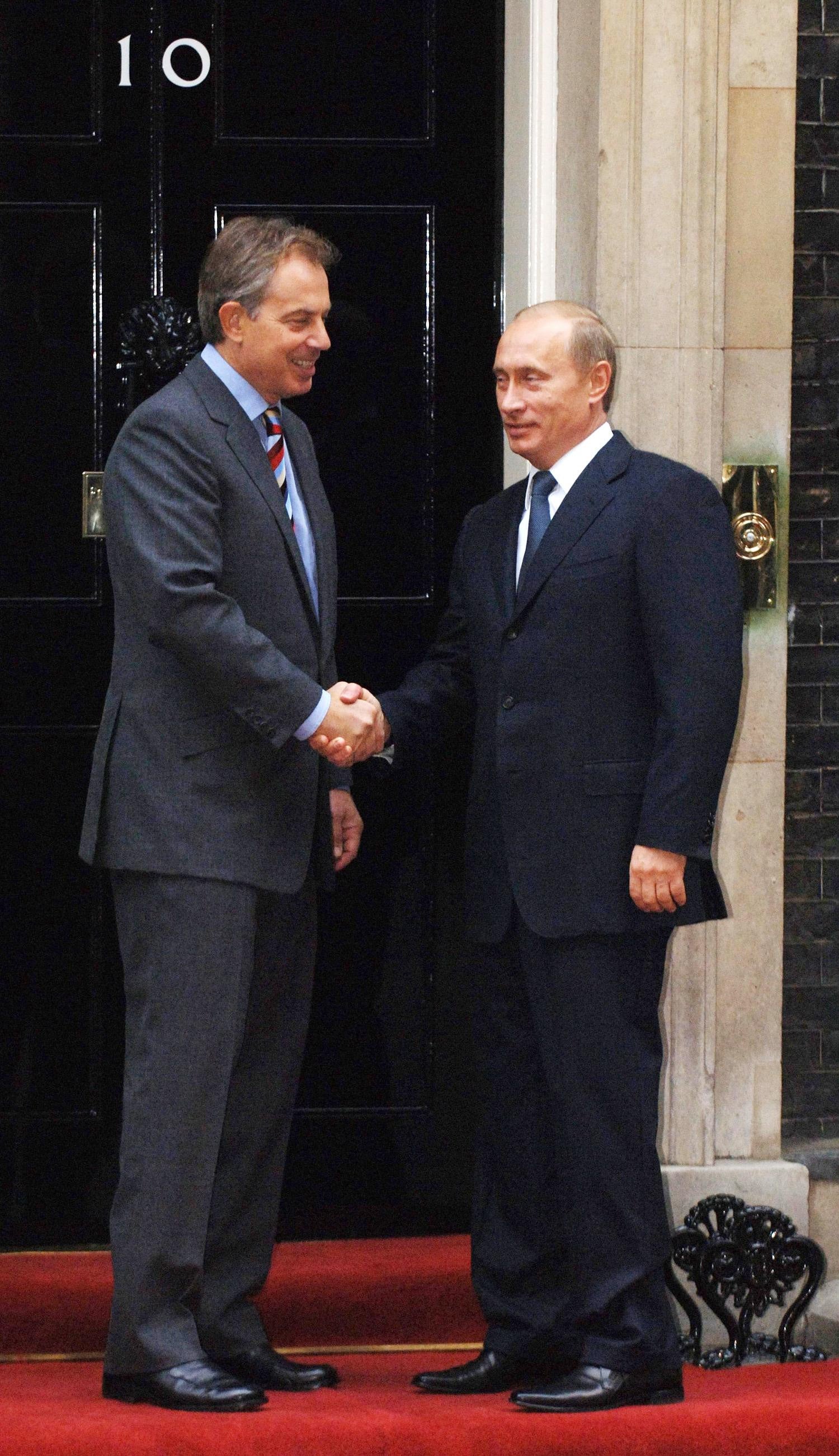 Tony Blair wanted the Russian president to be part of the international top table when the former was prime minister