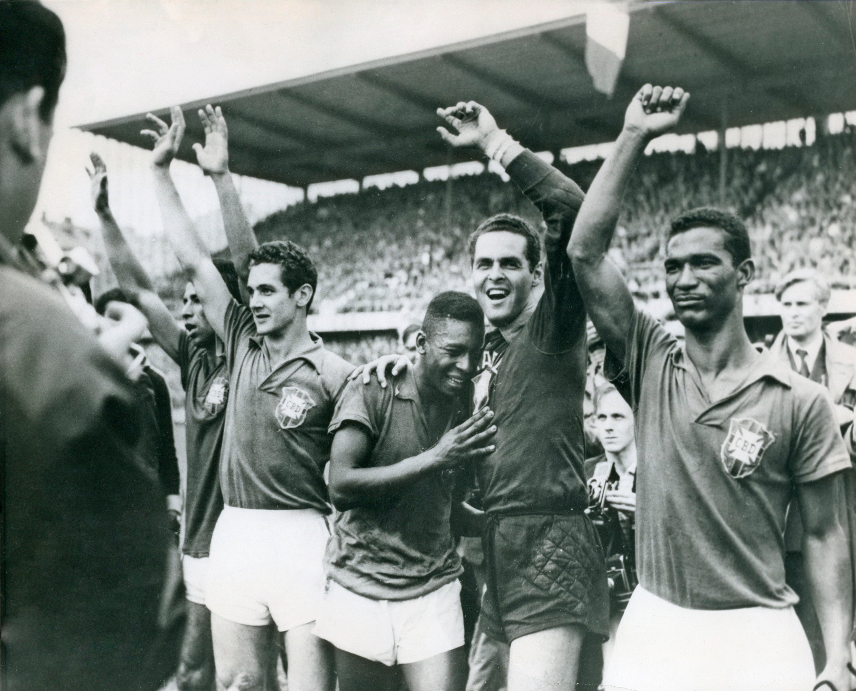 The 1958 World Cup saw a 17-year-old Pele burst on to the world football scene