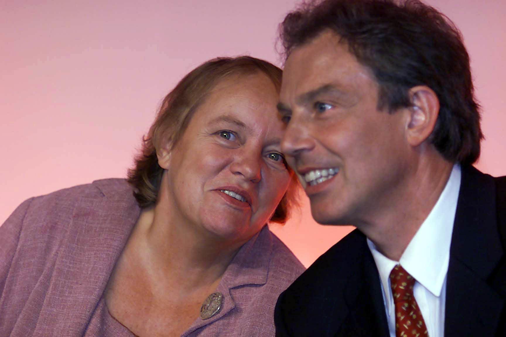 Mo Mowlam and Tony Blair (Chris Ison/PA)