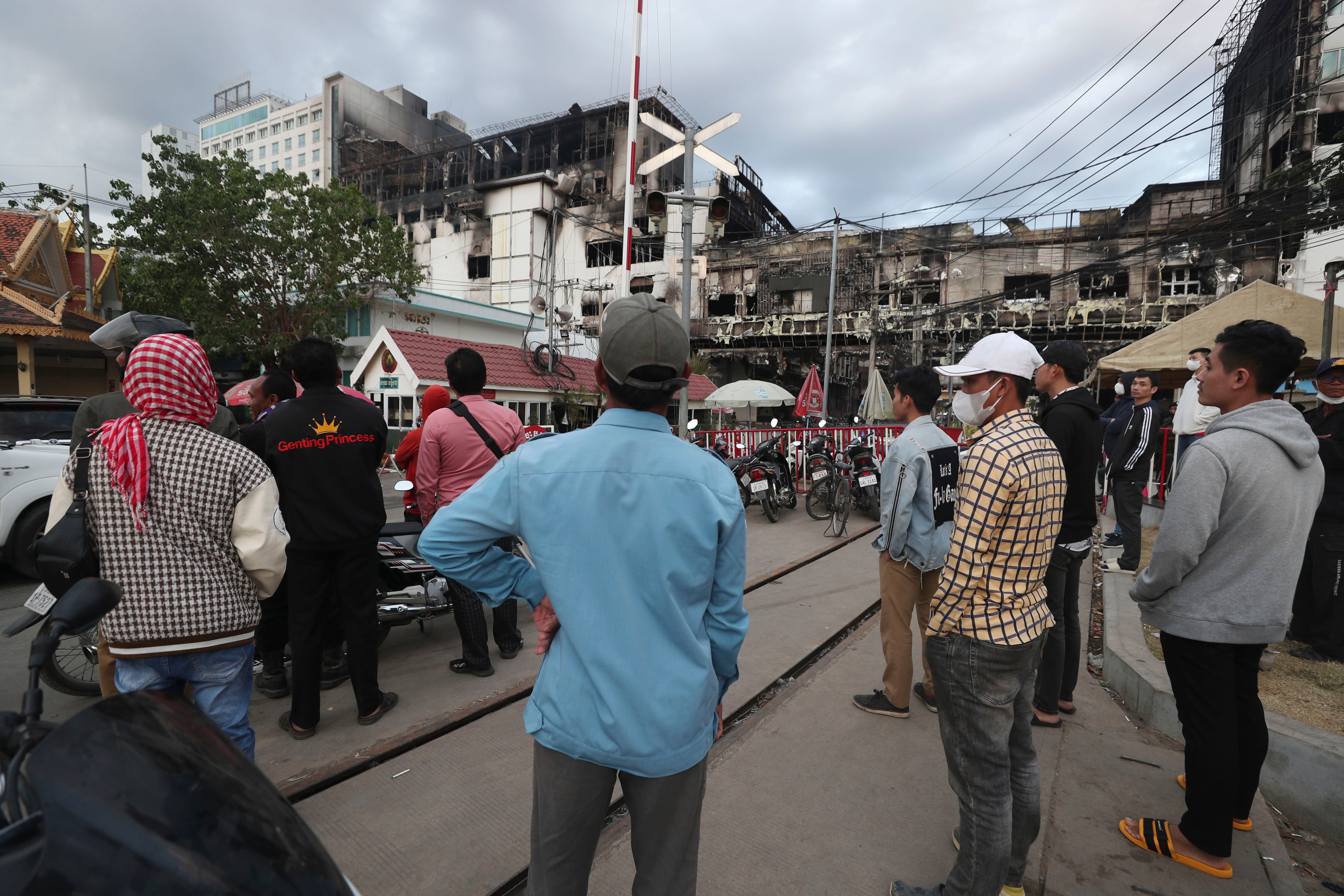 Cambodia Hotel Fire
