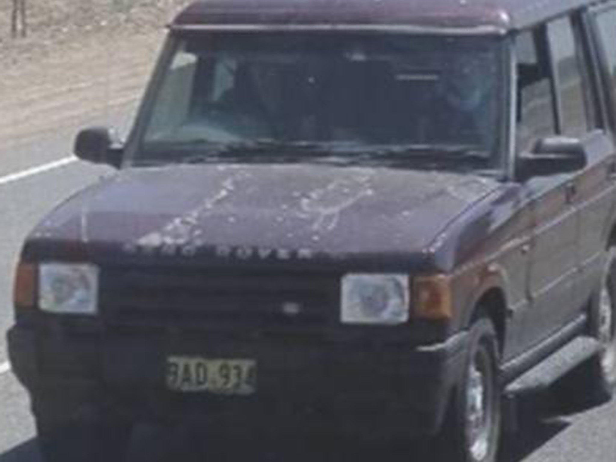 The family had been driving a Red Land Rover Discovery wagon