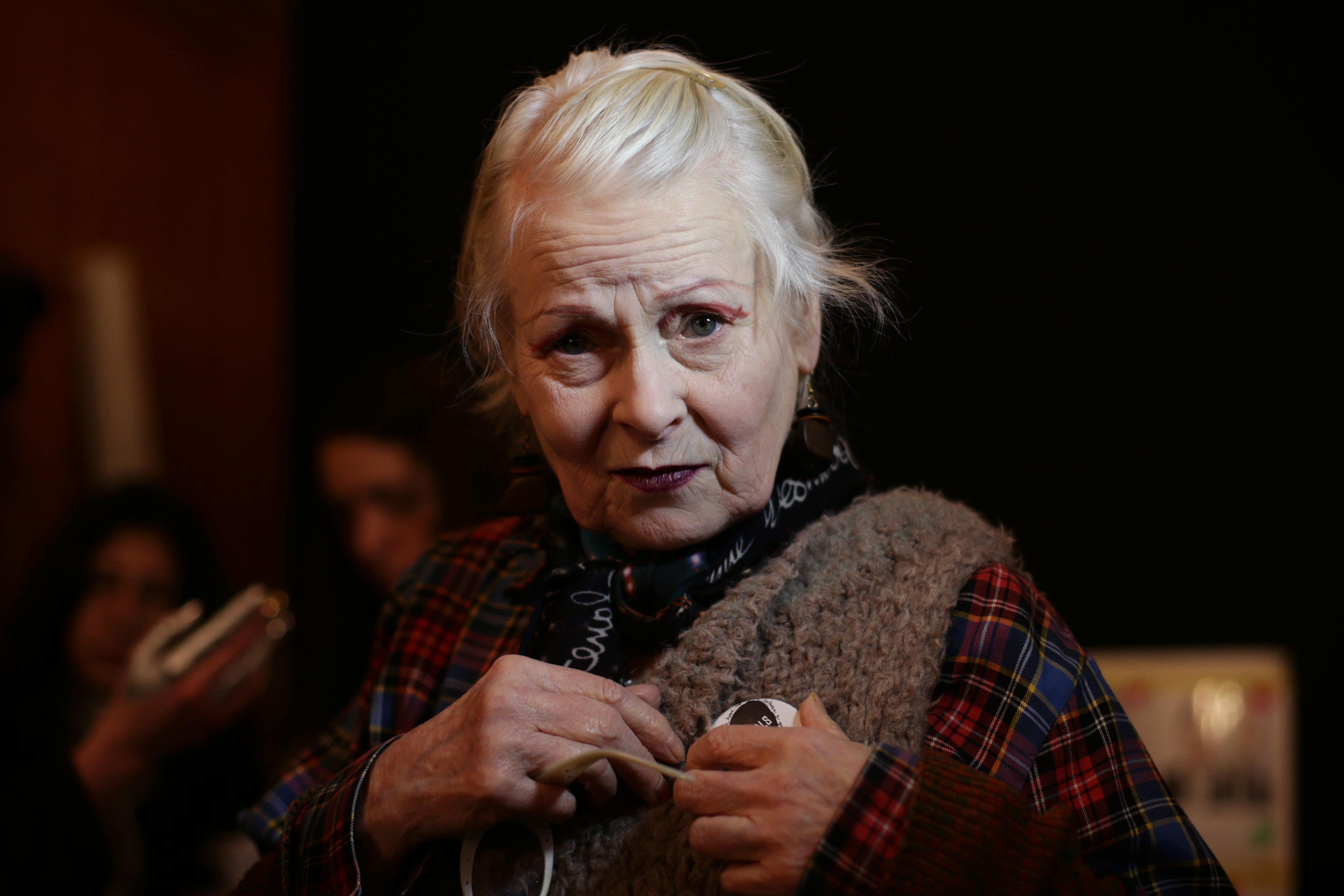 Designer Dame Vivienne Westwood (Yui Mok/PA)