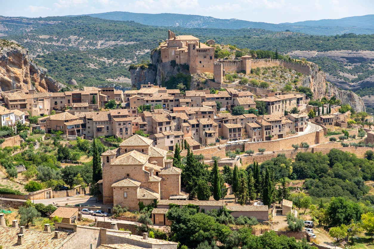 The village of Alquézar, Spain