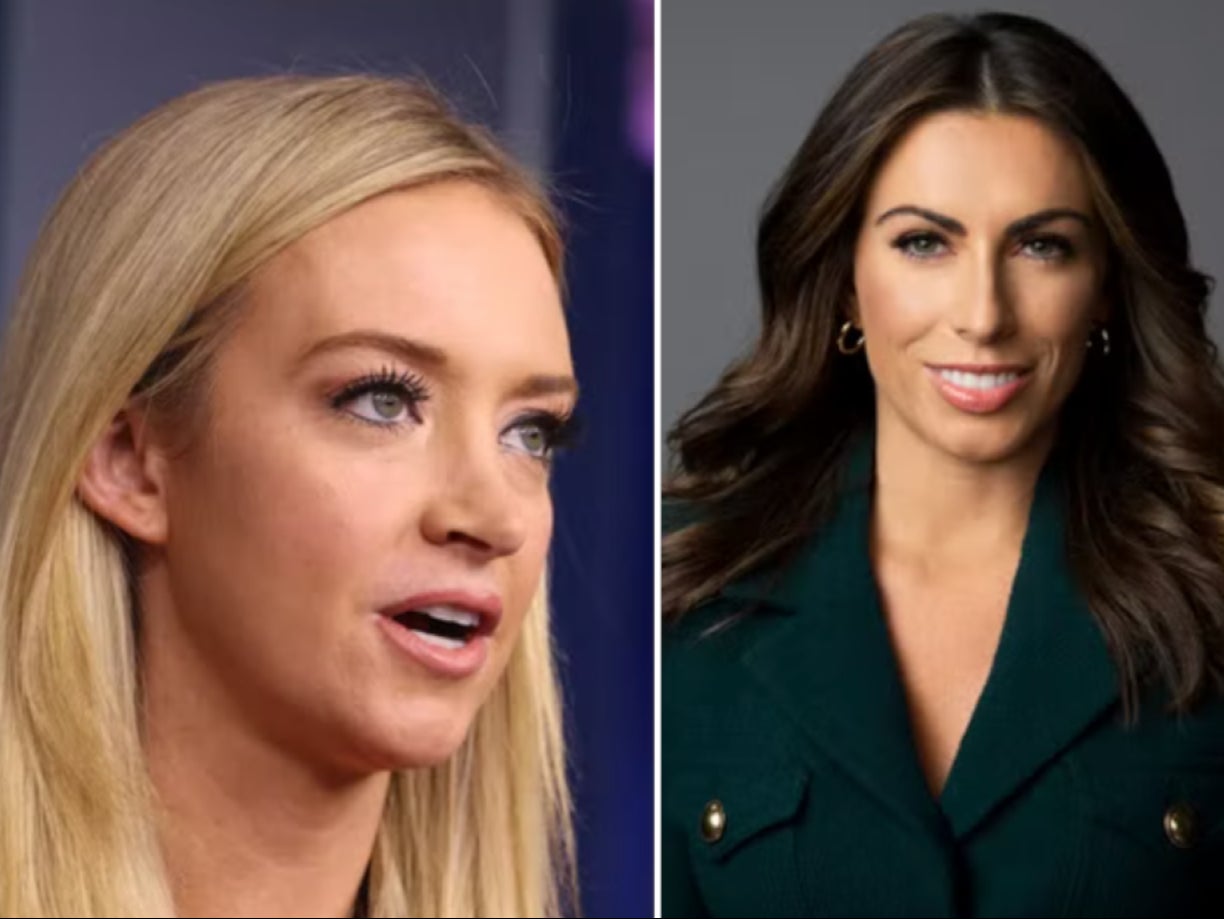 Left: Former White House Press Secretary Kayleigh McEnany. Right: Former White House Director of Strategic Communications Alyssa Farah Griffin