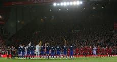 Pele: Anfield holds minute’s applause as Premier League pays tribute to Brazil icon