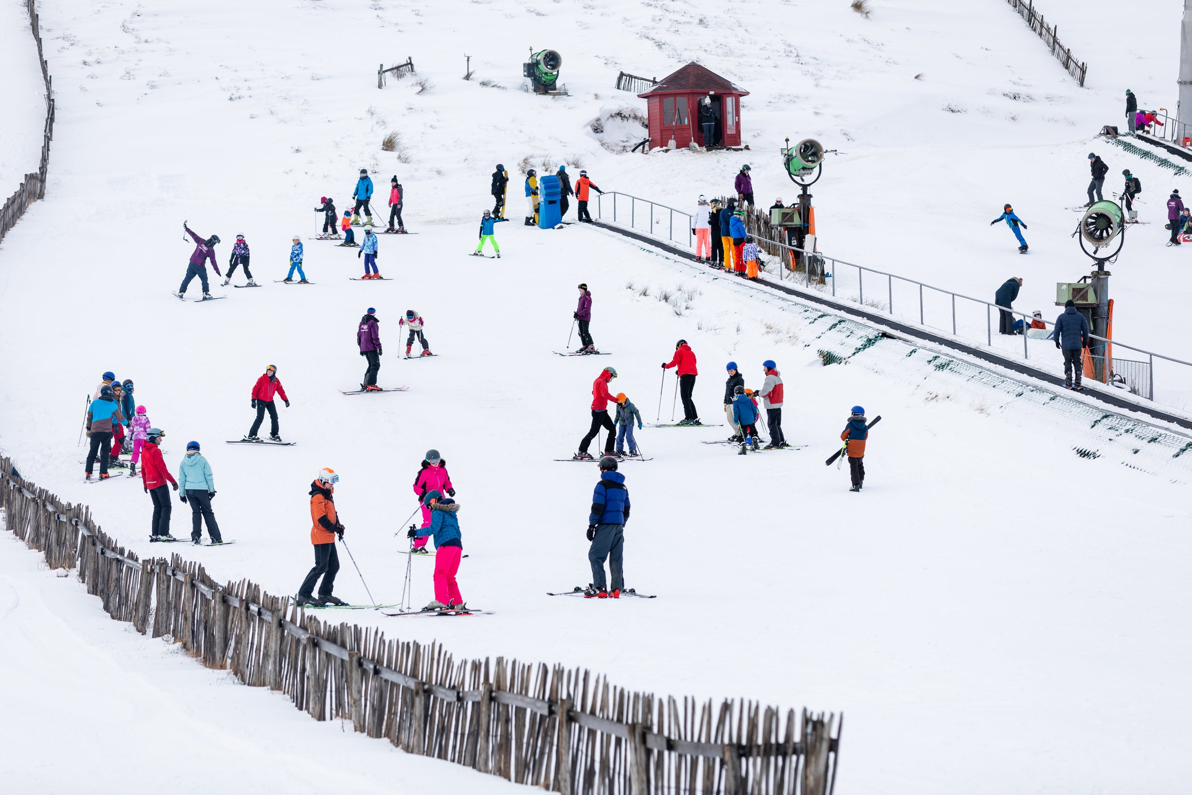 Snow is expected to fall in England and Scotland this week