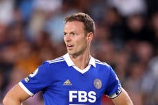 Jonny Evans ruled out until February in fresh injury blow to Leicester