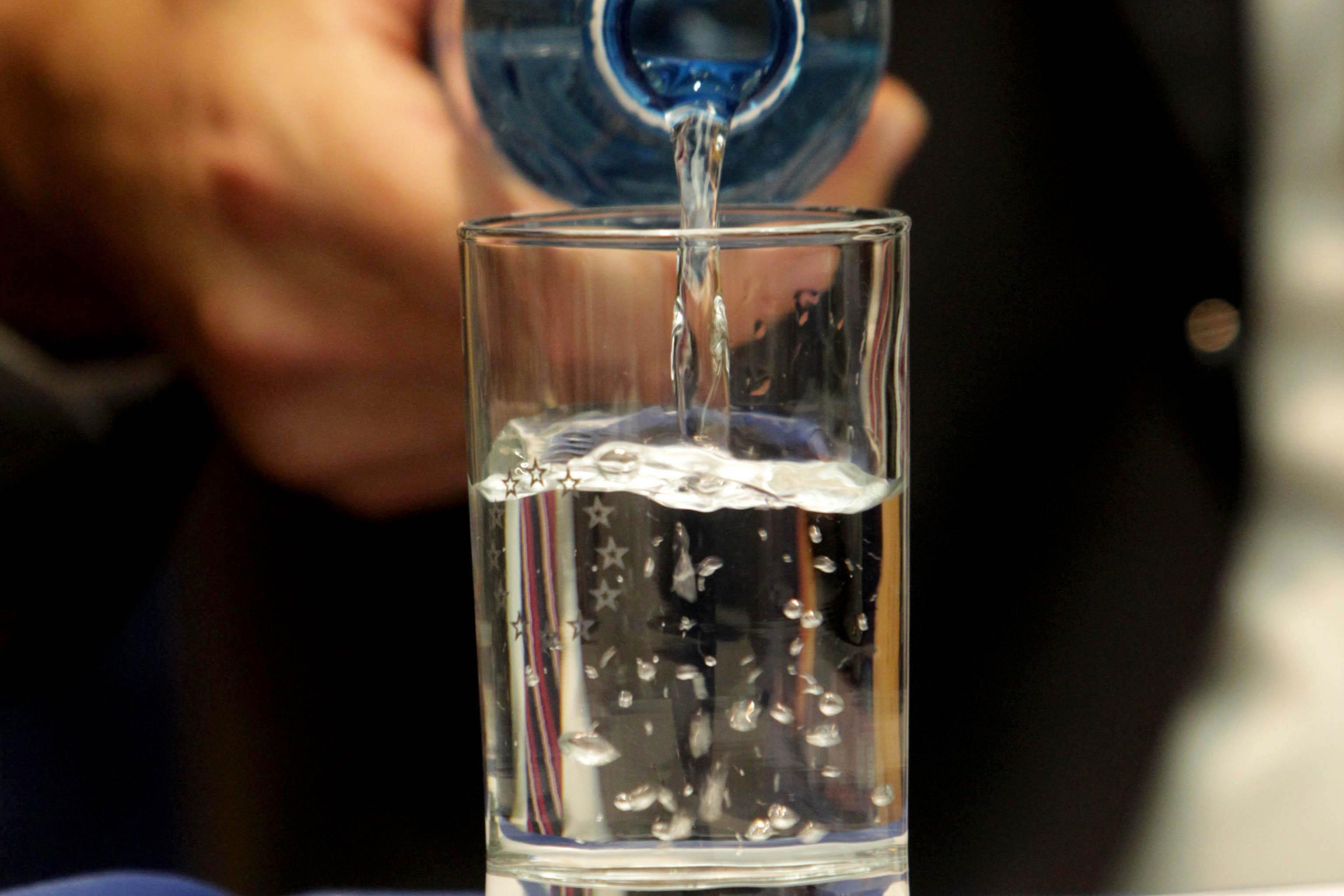 Embargoed to 0000 Monday January 2 Undated file photo of water being poured in a glass. Adults who stay well-hydrated appear to live longer and develop fewer chronic conditions, a study suggests. The peer-reviewed findings of the National Institutes of Health (NIH), a US medical research agency, were published in the eBioMedicine journal on Monday. Issue date: Monday January 2, 2023.