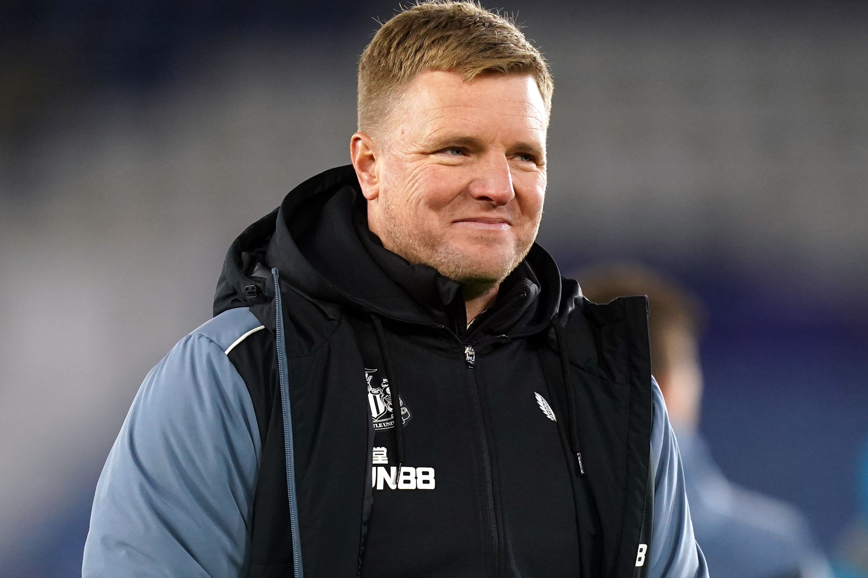 Newcastle head coach Eddie Howe wants his players to relish their Premier League charge (Mike Egerton/PA)