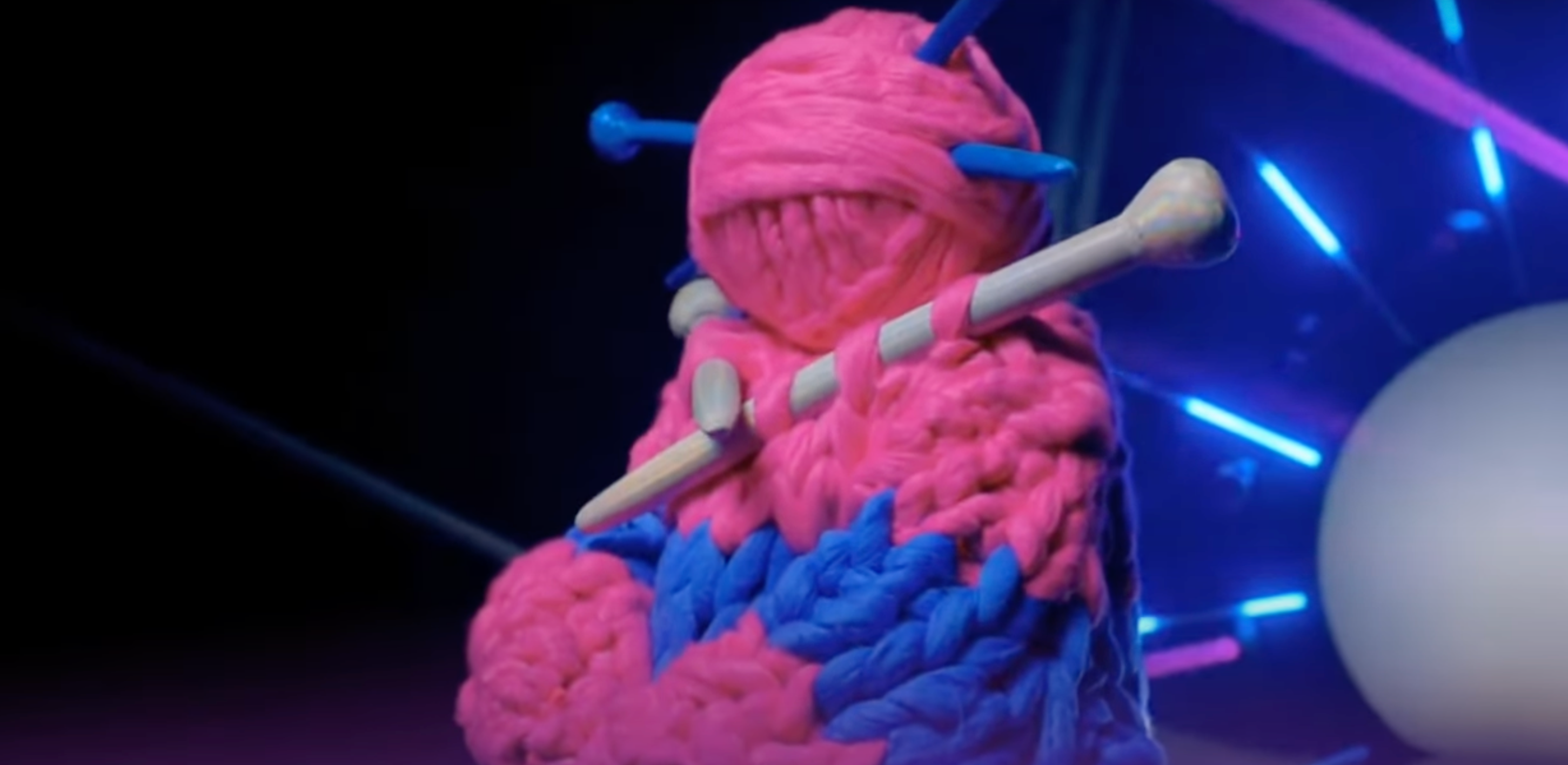 Knitting on ‘The Masked Singer UK’