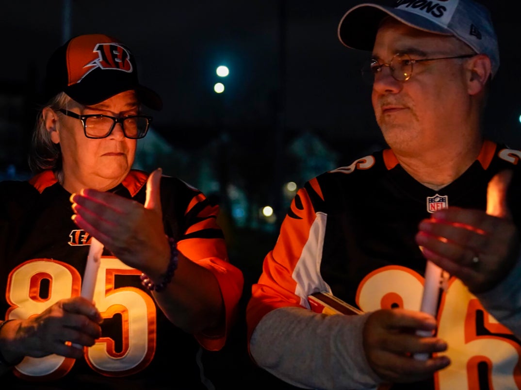 Bengal fans join rival Bills outside hospital where Damar Hamlin being treated: ‘Bigger than football’