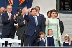 Florida Gov. Ron DeSantis sworn in for second term