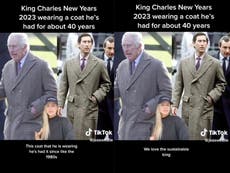 King Charles praised for rewearing 40-year-old coat at Sandringham on New Year’s Day