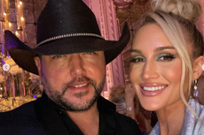 Jason Aldean mocked over photo of wife Brittany getting kissed by Donald Trump: ‘His expression is hilarious’