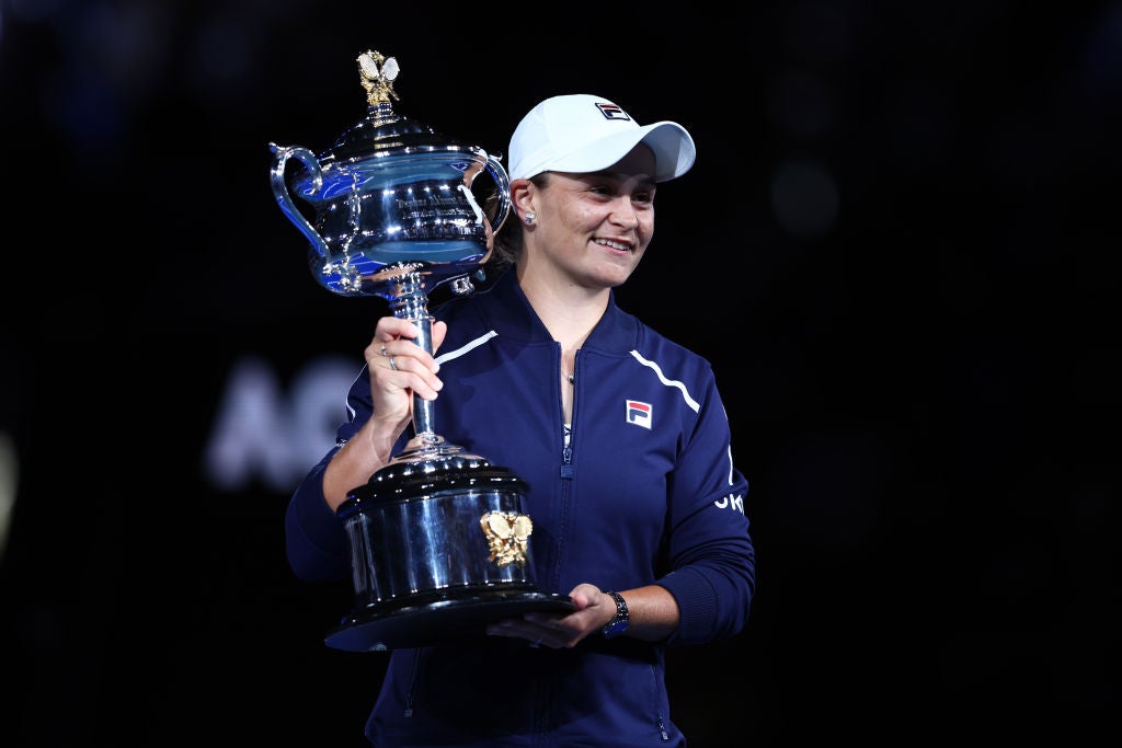 Ash Barty won the Australian Open in 2022, her last tournament before retirement