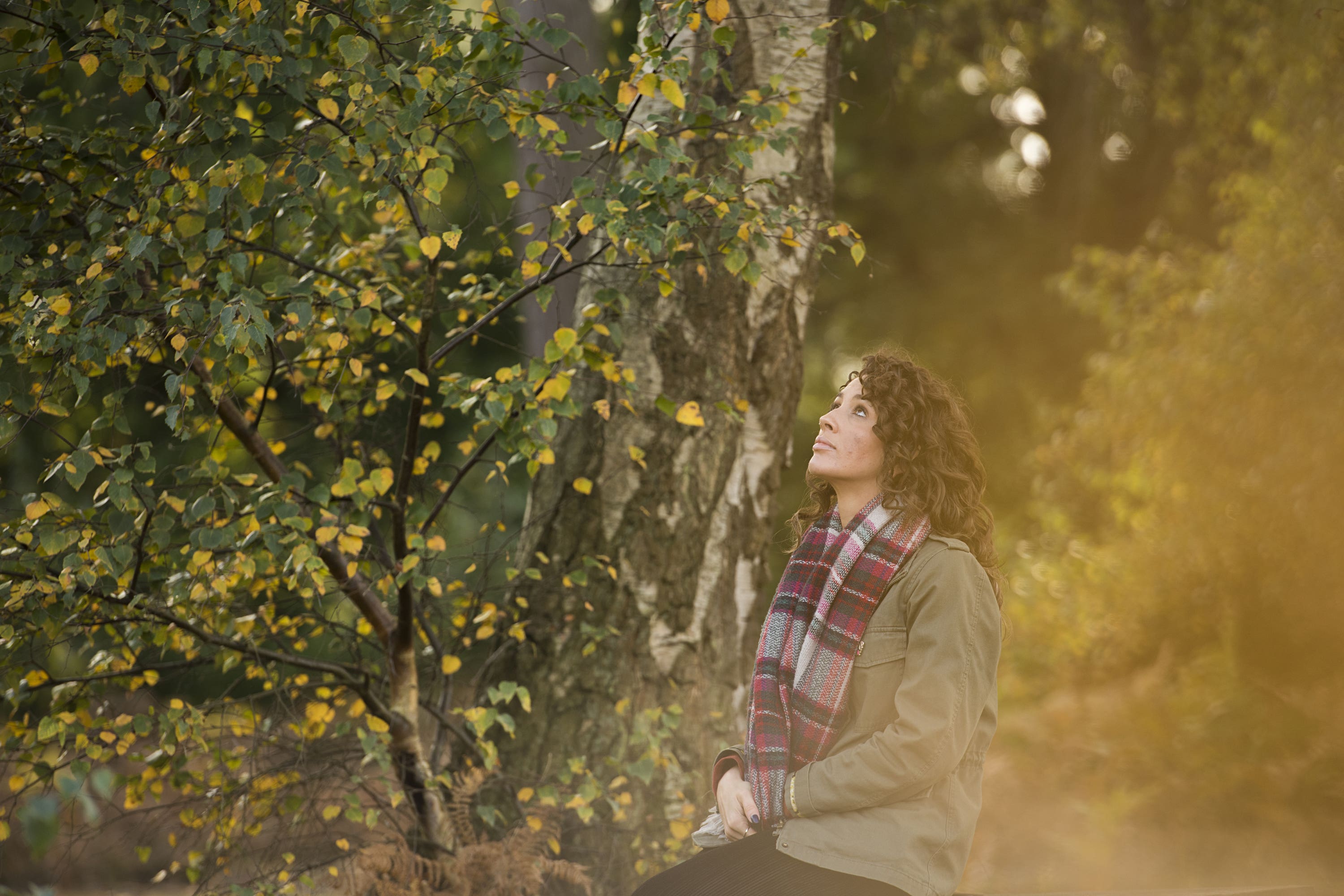 A woman enjoying nature in the Peak District (Ben Andrews/RSPB/PA)