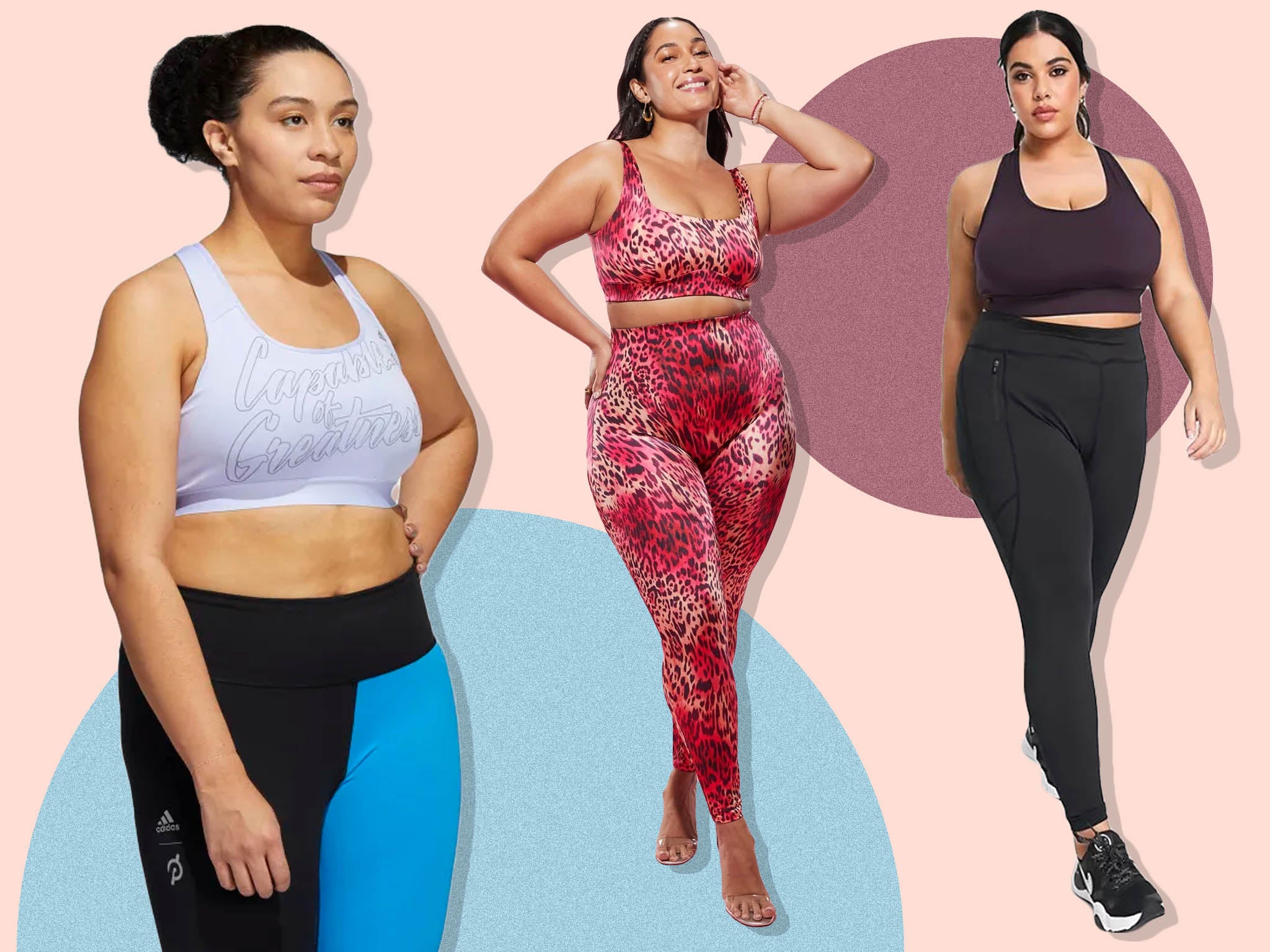 The best plus-size gym-wear shops for women – from leggings that won’t roll down to supportive sports bras