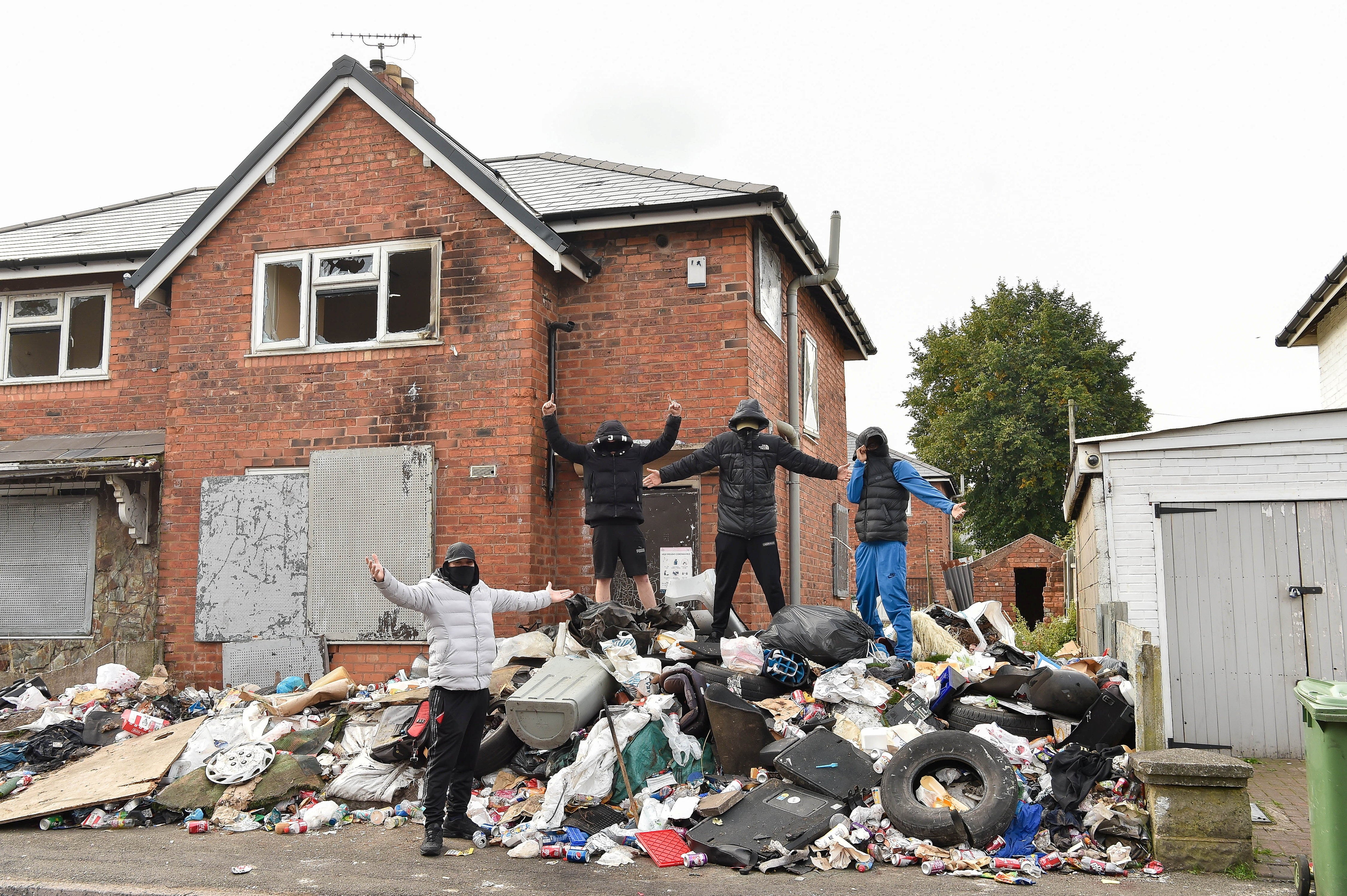 Blakenall Heath area in Walsall where youths tore a pigeon to pieces