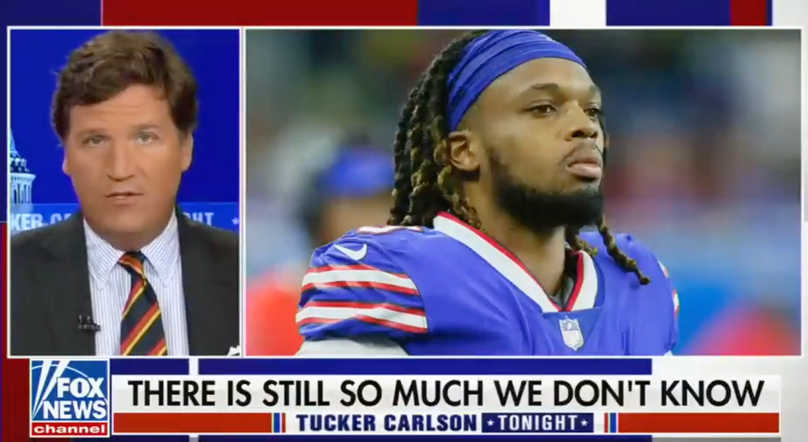 Tucker Carlson calls medical experts ‘witch doctors’ as right-wing figures spread anti-vaccine misinformation after Damar Hamlin’s collapse
