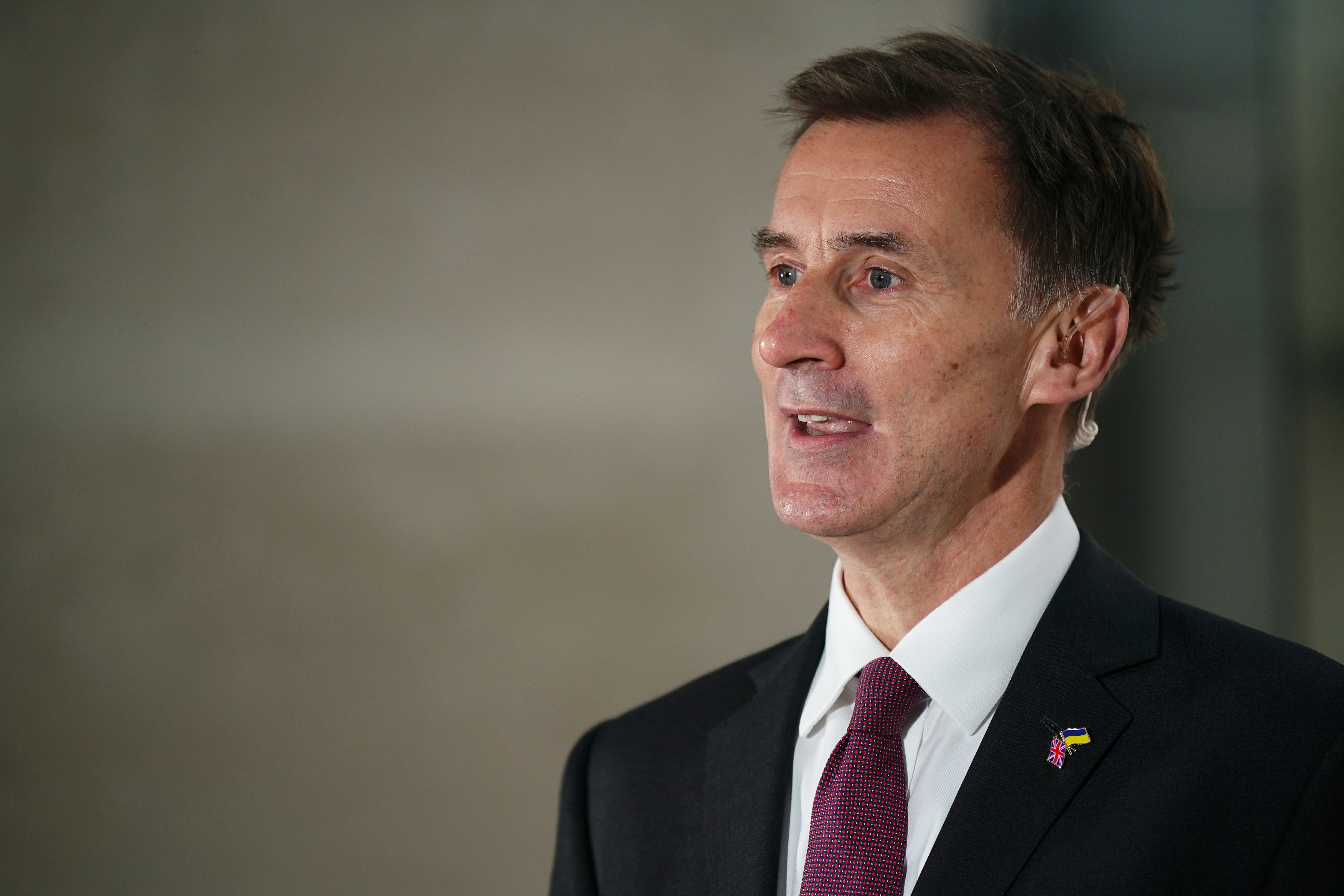 Chancellor Jeremy Hunt (Aaron Chown/PA)