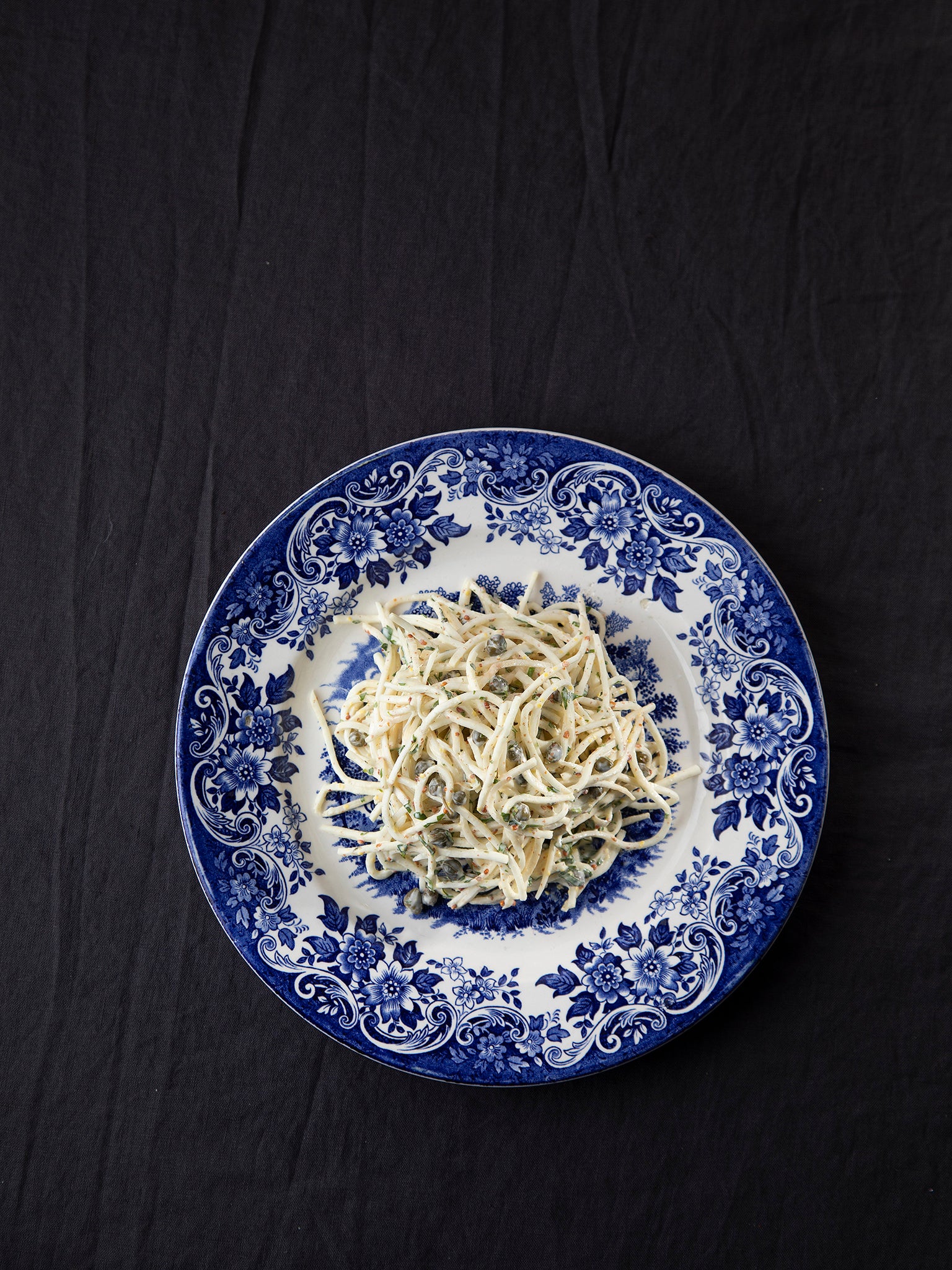 Lemon and creme fraiche add tang to this wintery salad