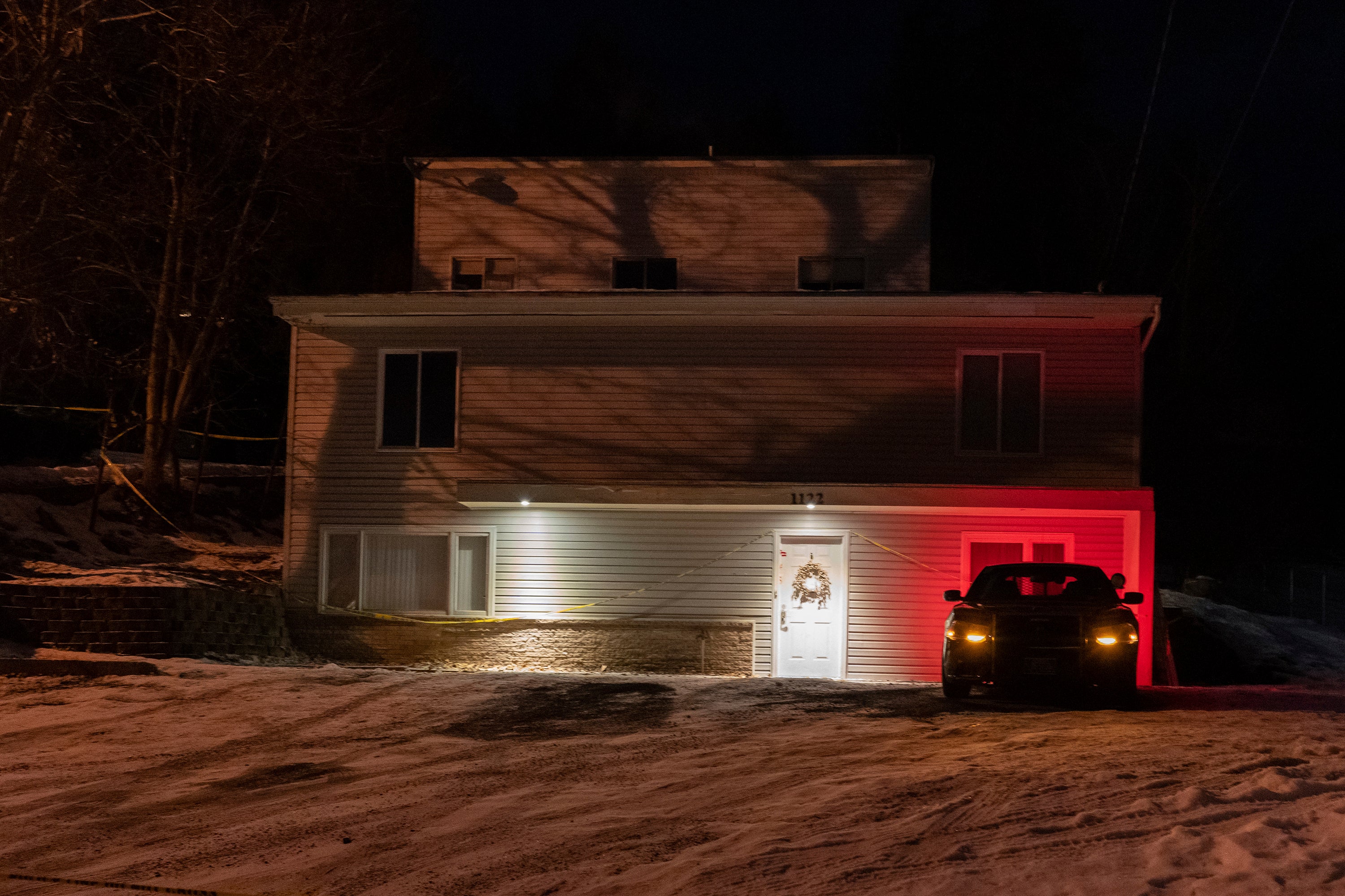 The home where the brutal murders took place