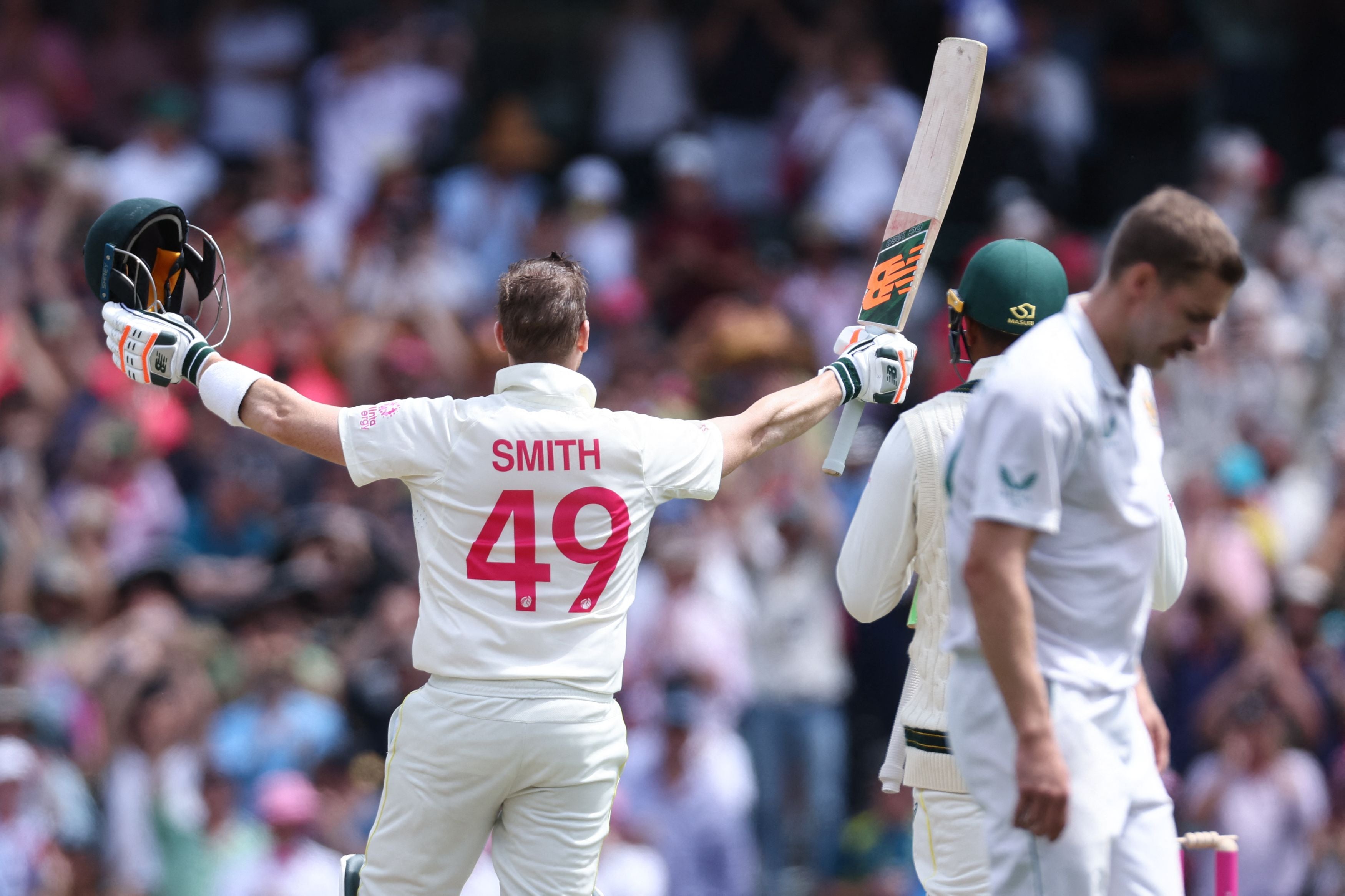 Smith reached three figures for a 30th time