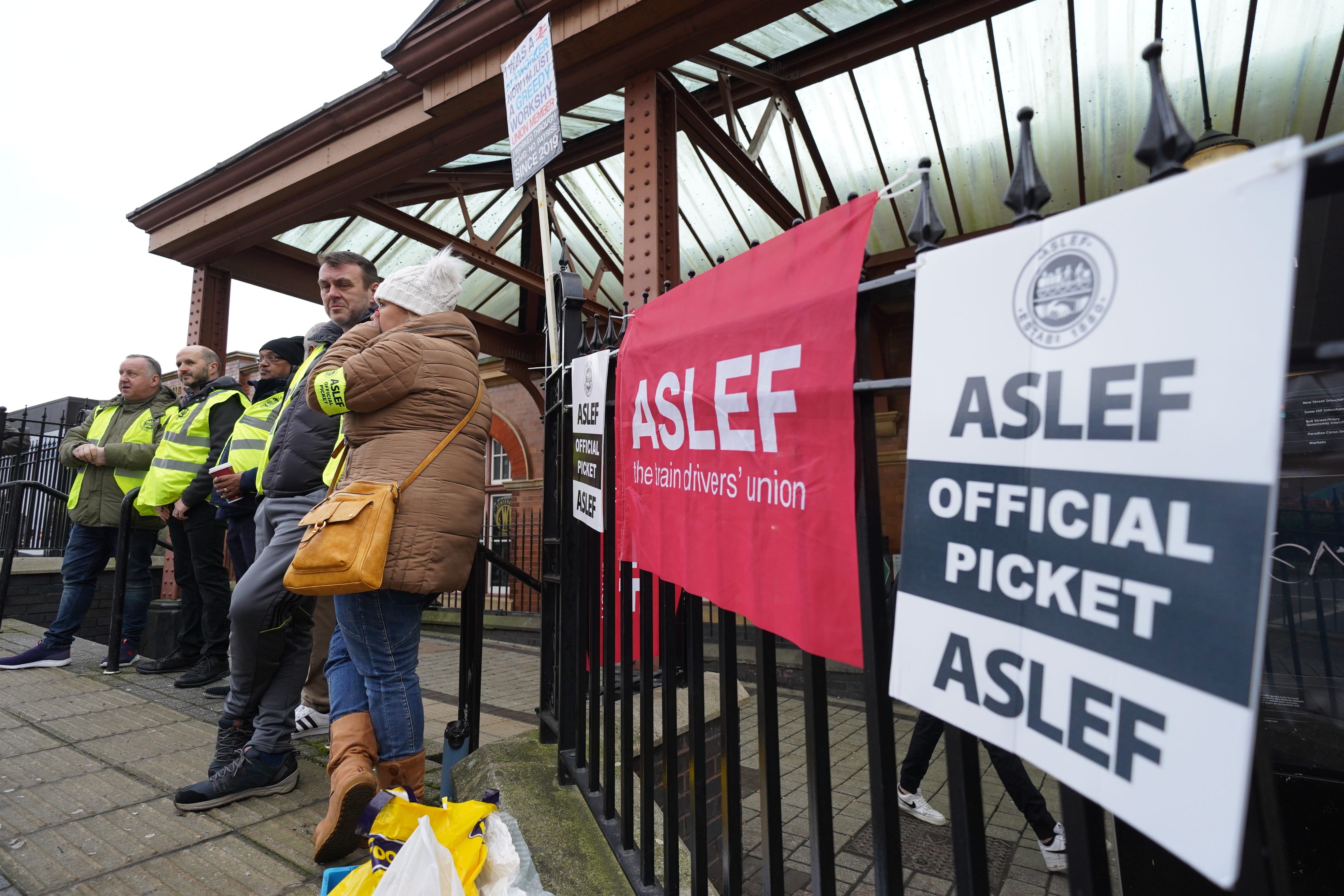 Minimum safety levels would be set for fire, ambulance and rail services (Jacob King/PA)