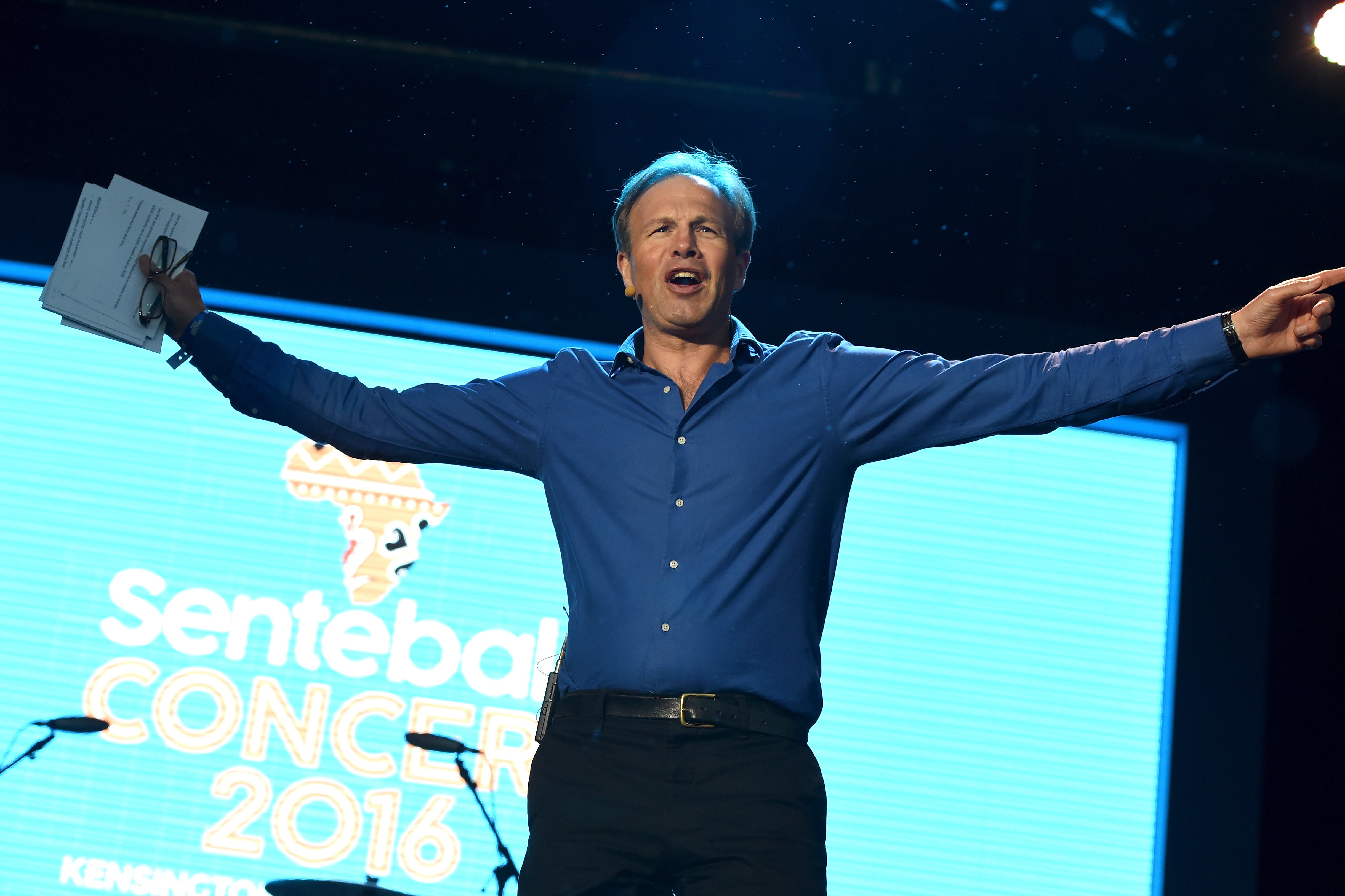 Tom Bradby during a concert hosted by Prince Harry’s charity Sentebale in Kensington Palace Gardens, London (Tabatha Fireman/PA)