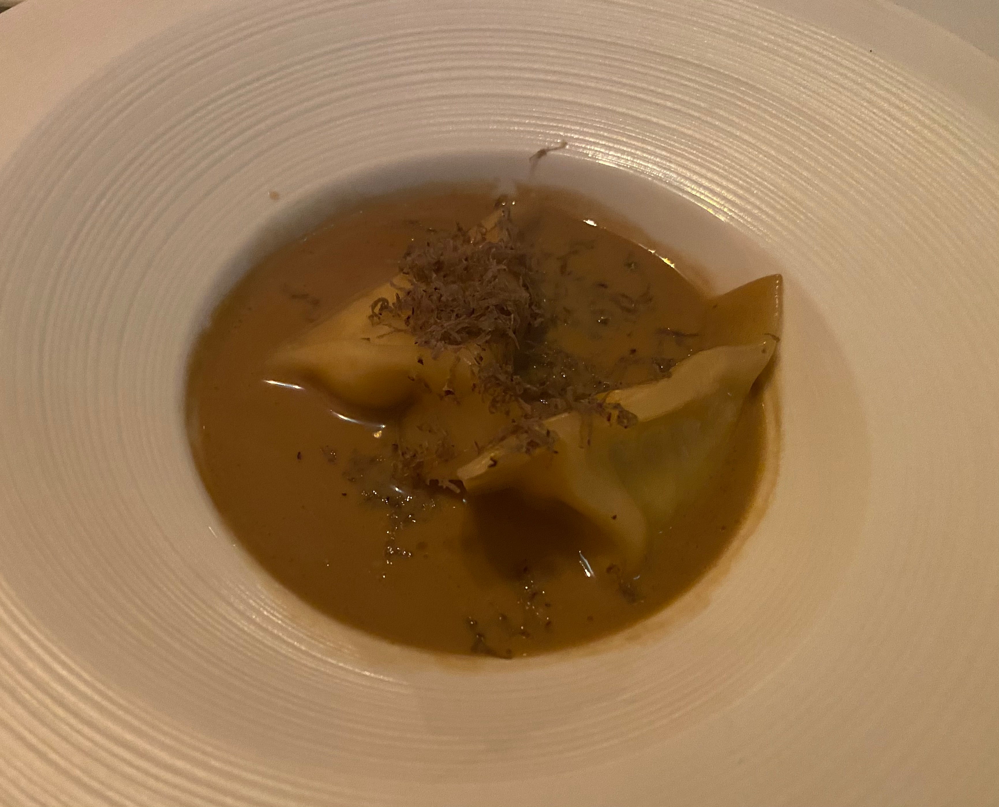 The truffle tortellini at Gauthier Soho was ‘celestial’