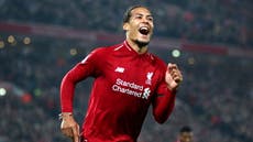 Jurgen Klopp says losing Virgil Van Dijk to injury is ‘big blow’