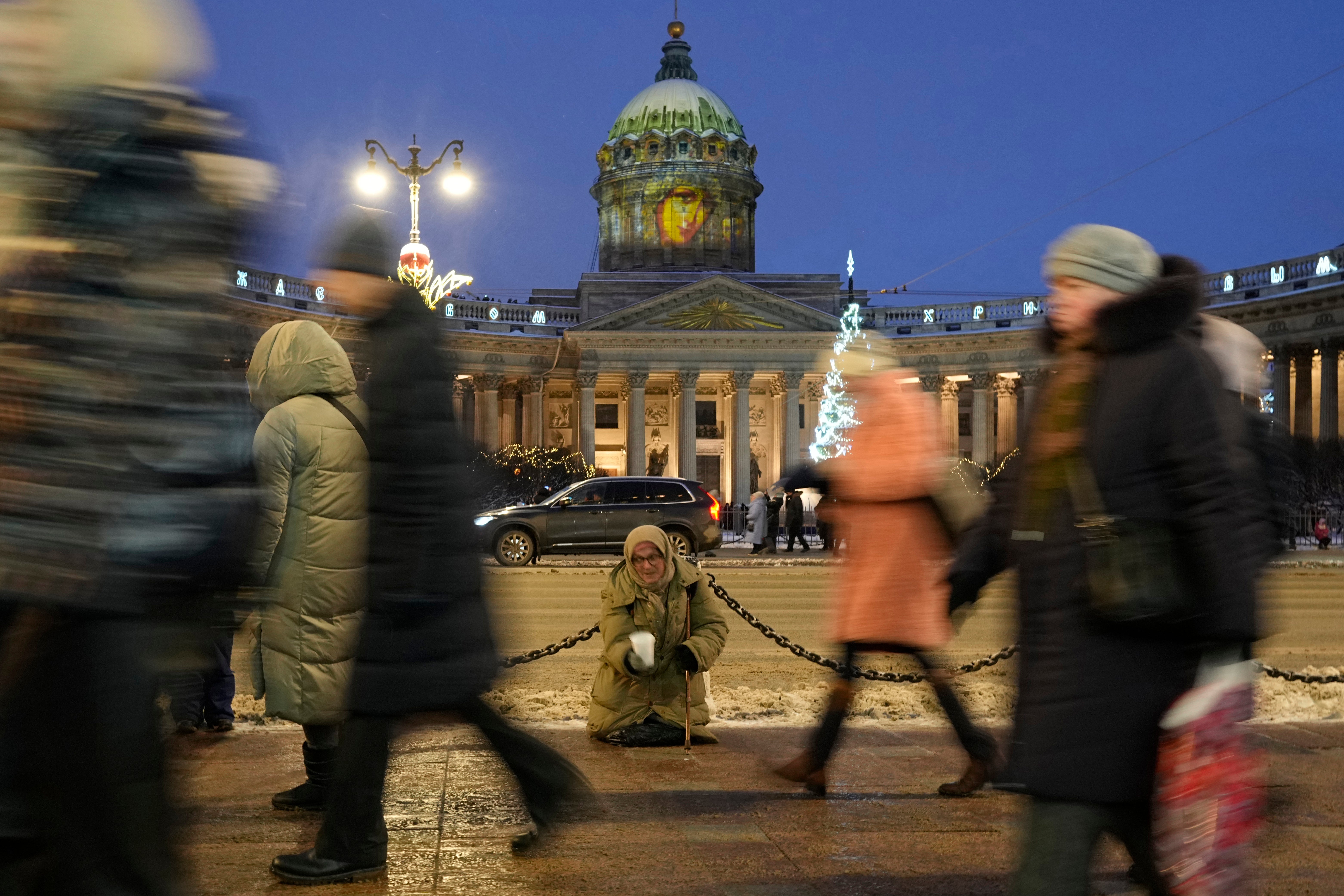 APTOPIX Russia Orthodox Cristmas
