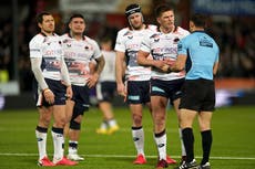 England captain Owen Farrell could be cited for high tackle in Saracens win