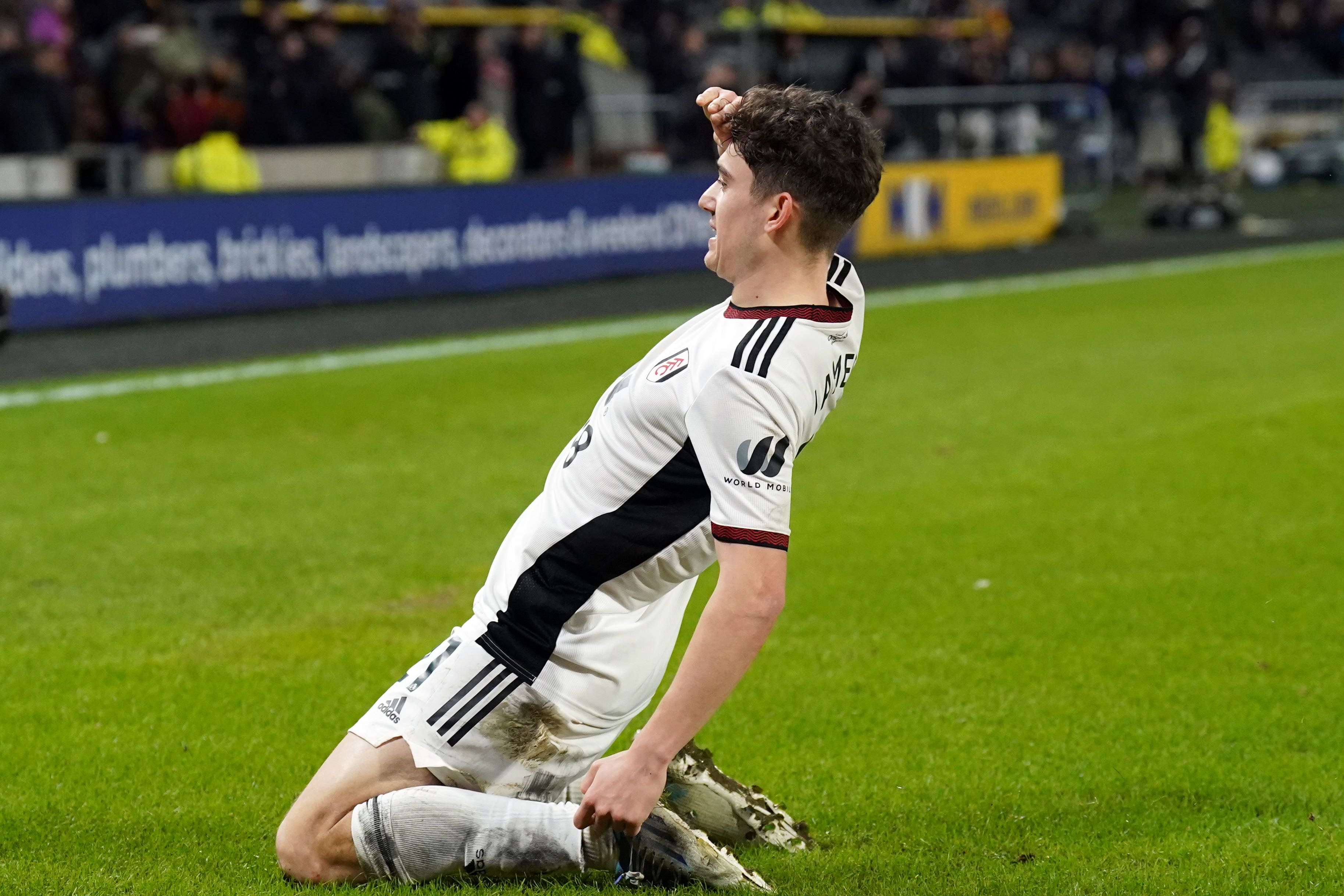 Daniel James scored Fulham’s second (Tim Goode/PA)