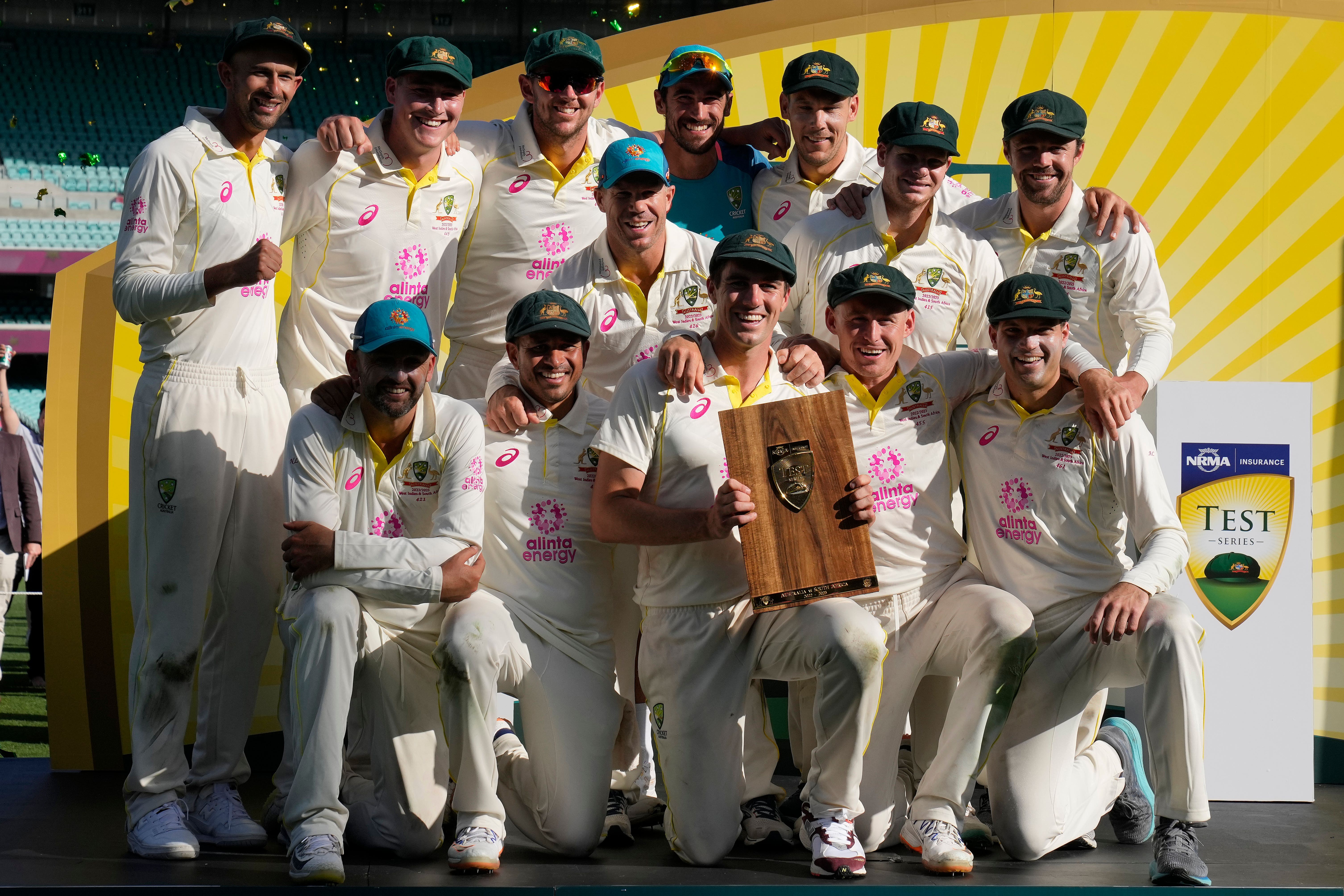 Australia clinched a 2-0 series win over South Africa in Sydney (Rick Rycroft/AP)