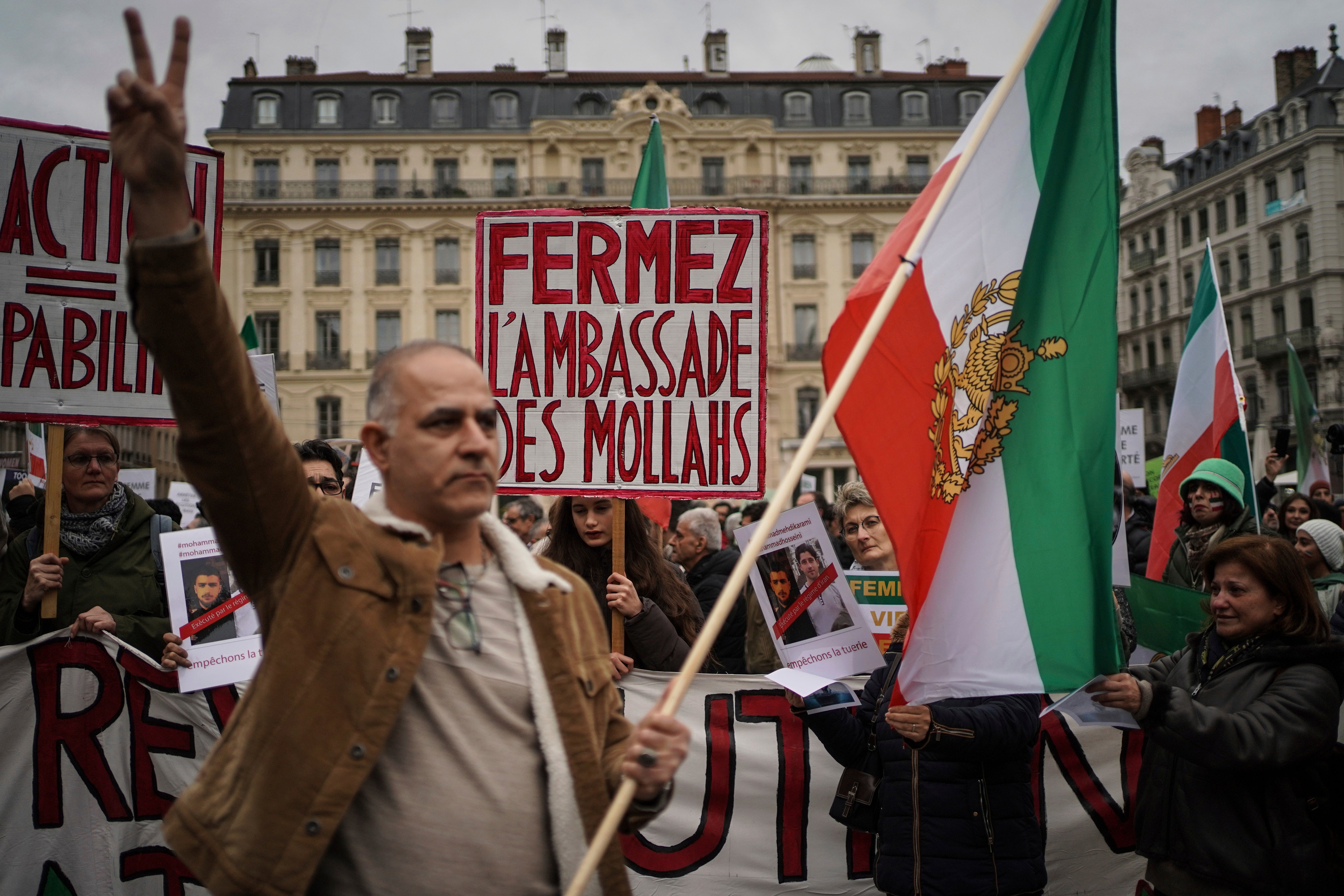 Europe Iran Protests