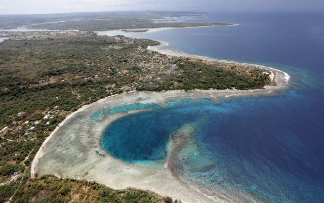 <p>A major 7.3-magnitude earthquake struck around 30km west of Vanuatu’s capital Port Vila</p>