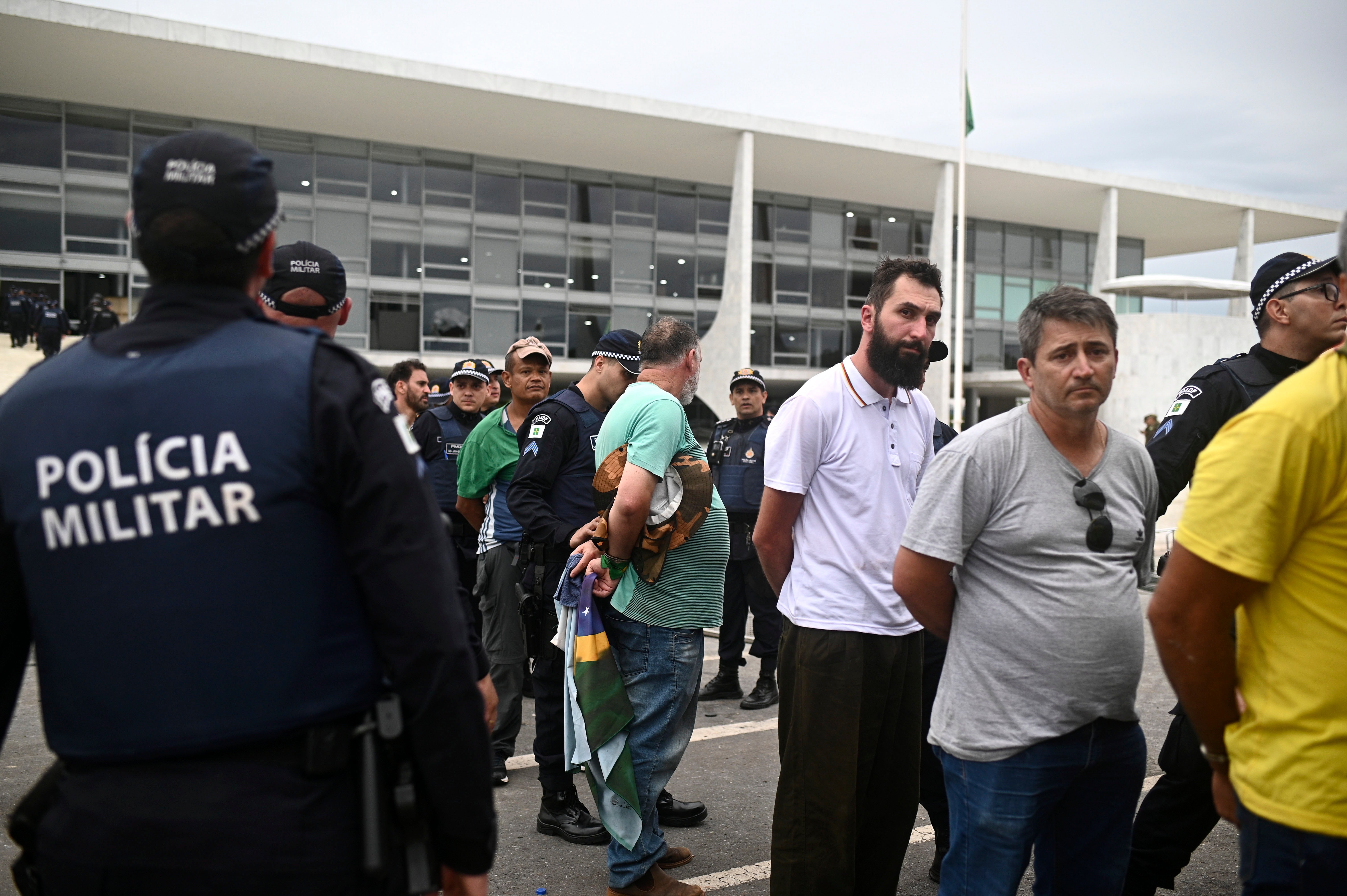 Brazilian security forces arrested over 400 people who stormed the capital