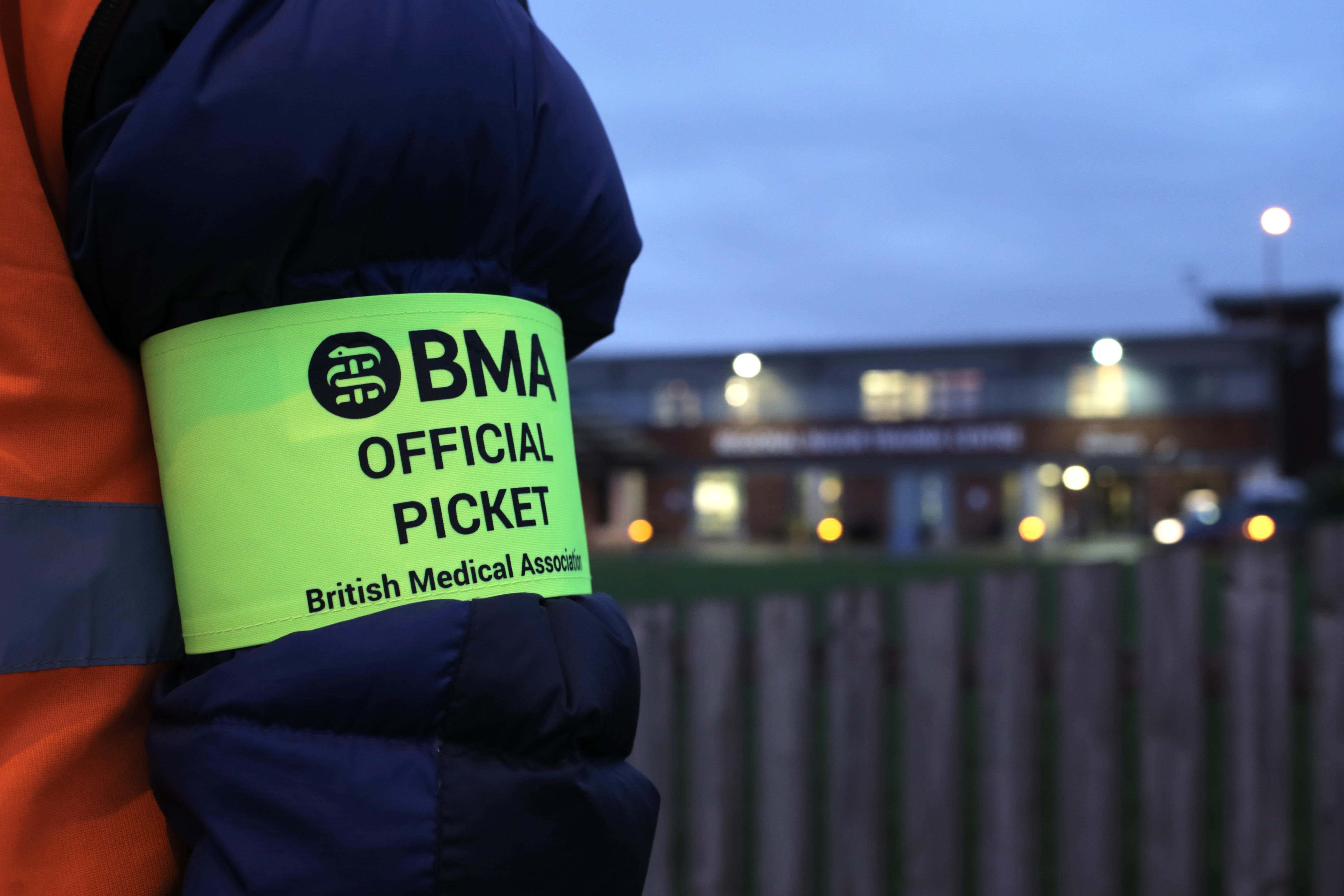 Thousands of junior doctors in England will start voting on Monday on whether to strike over pay in the latest outbreak of industrial unrest sweeping the country (Stuart Boulton/Alamy/PA)