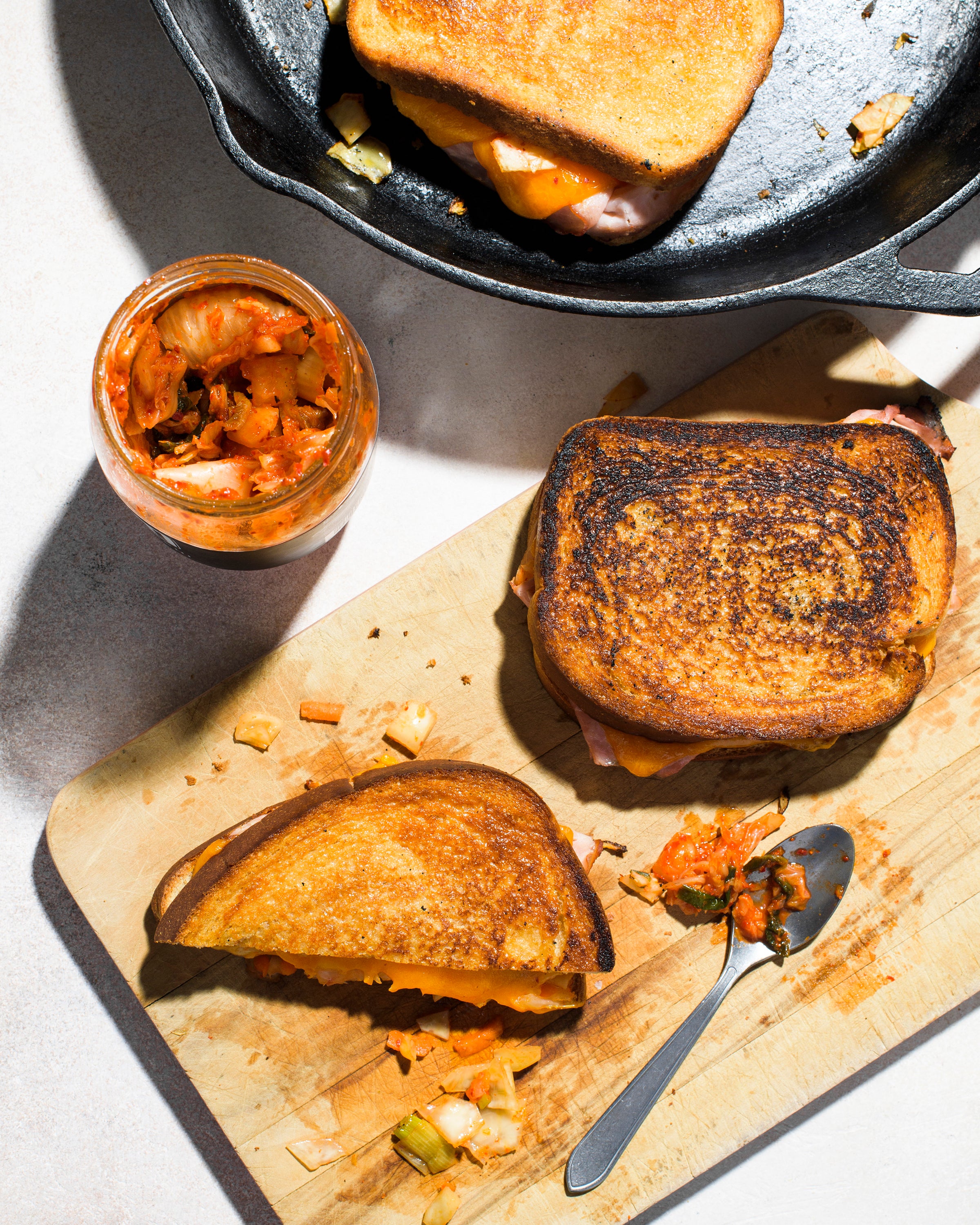 Food-MilkStreet- Kimchi Grilled Cheese with Ham