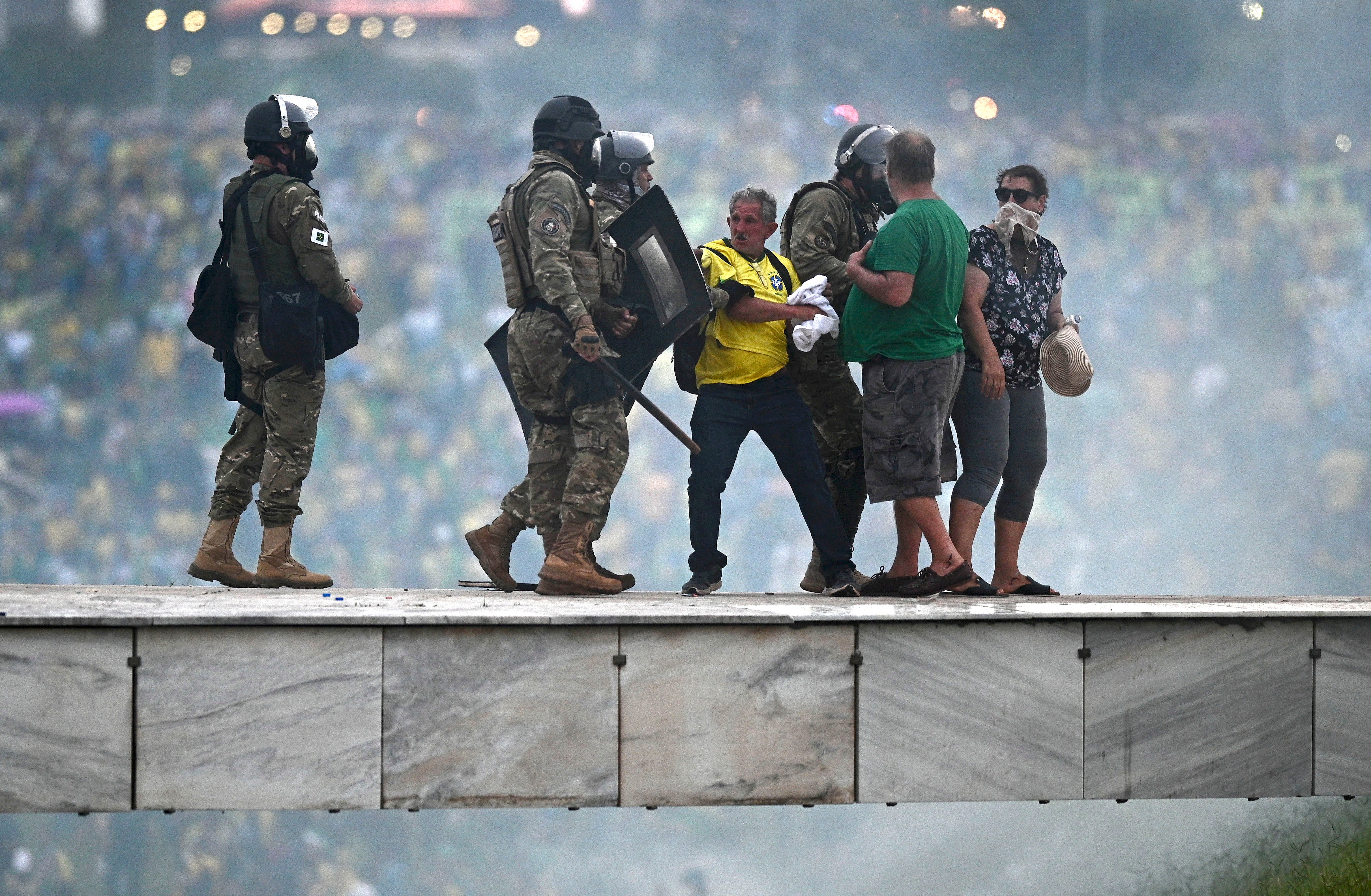 Much like in the US with Trump, demonstrators claim Bolsonaro did not lose the election