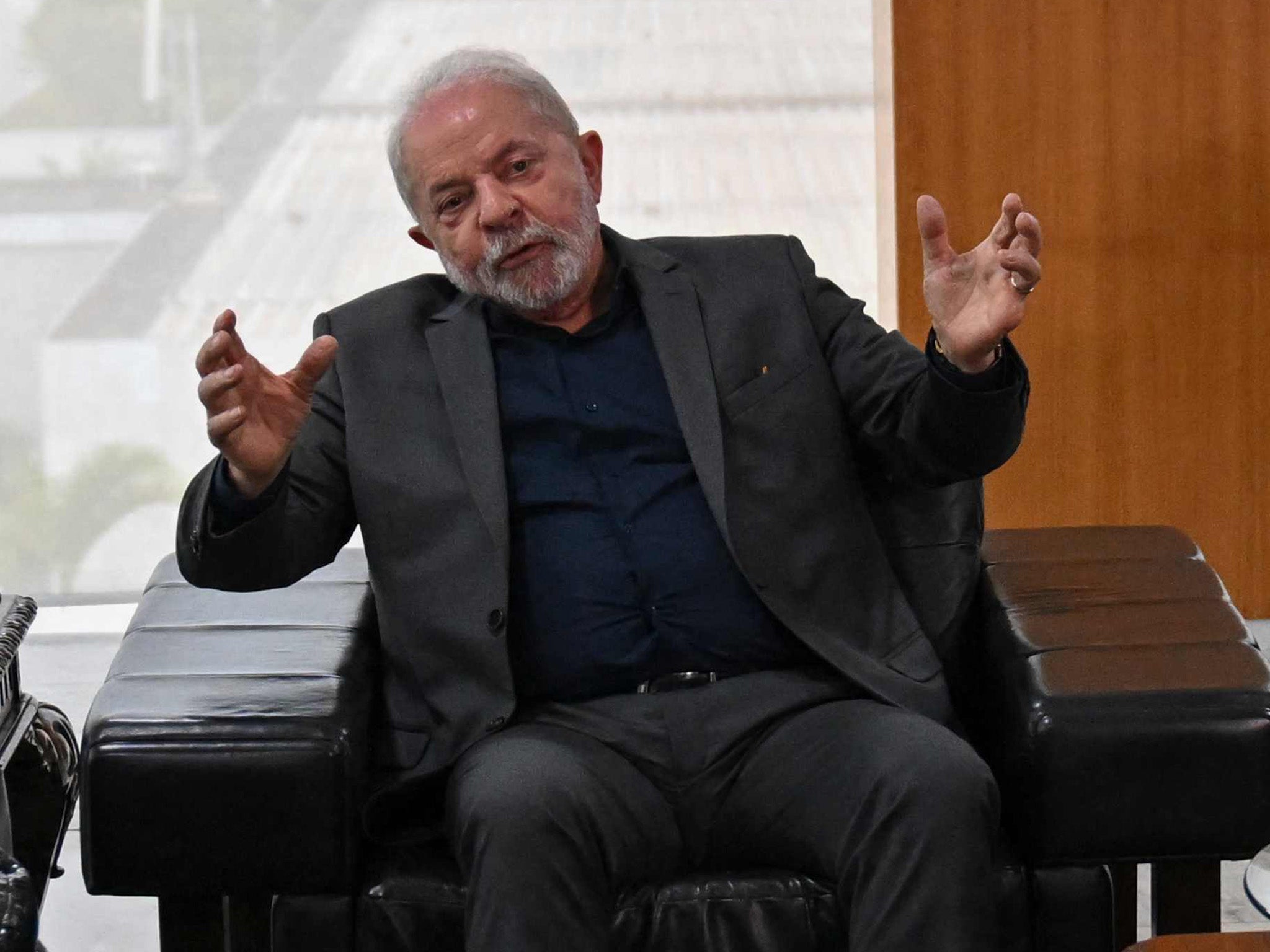 Brazil’s president Luiz Inacio Lula Da Silva meets with Supreme Court ministers and his cabinet on Monday