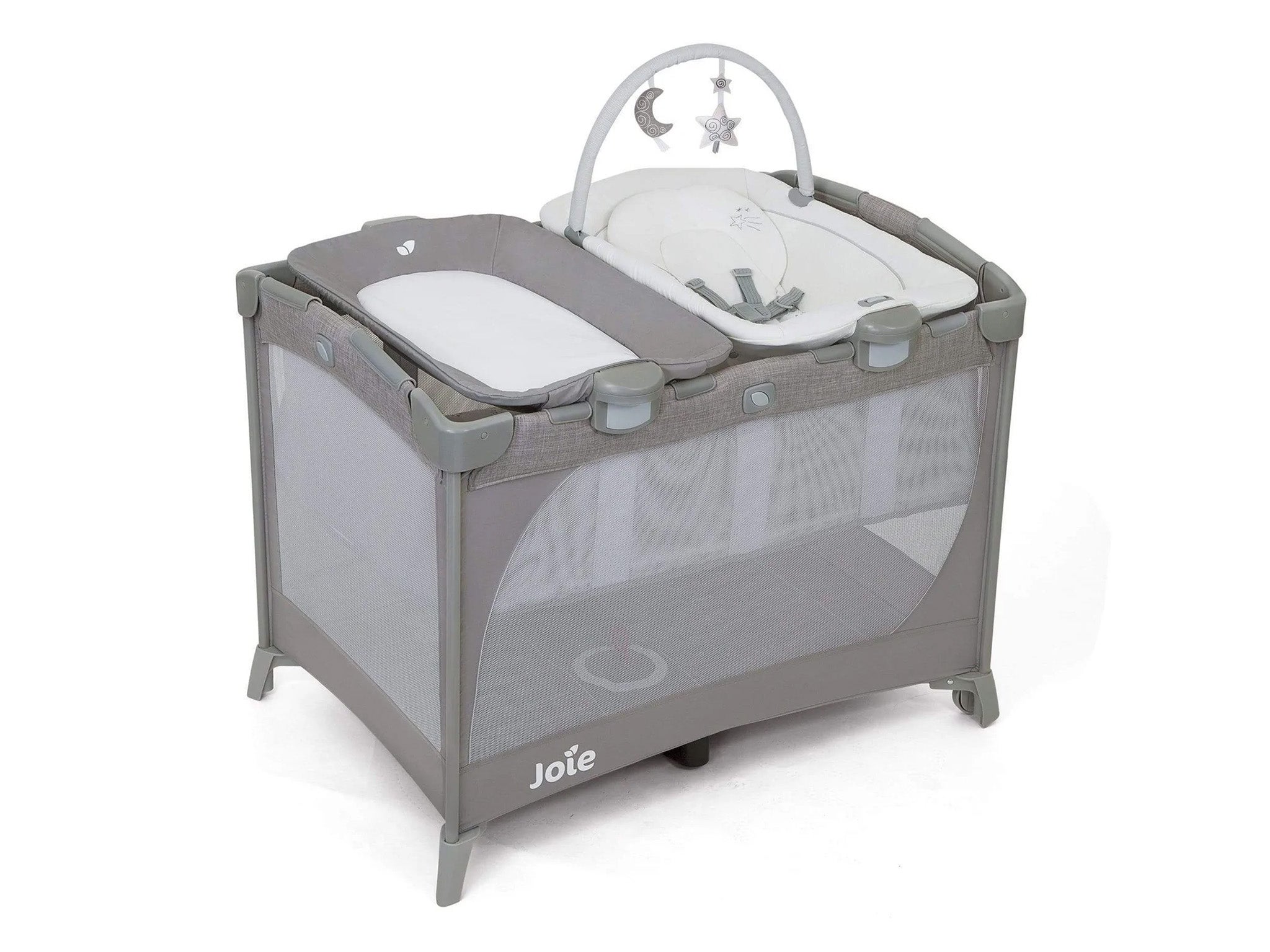 Joie commuter travel cot change and bounce