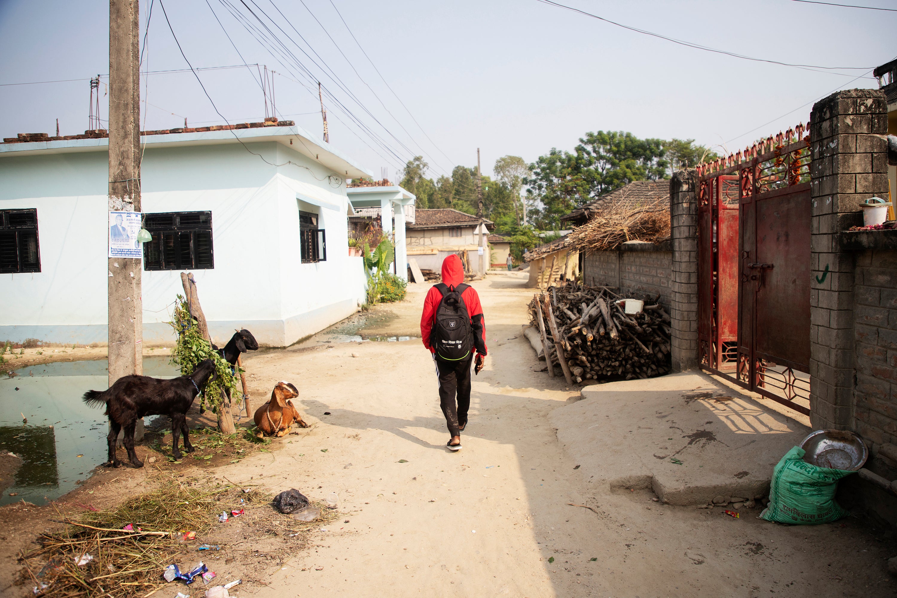 Suraj Thapa Magar returns to his sister's home in Dhanusha