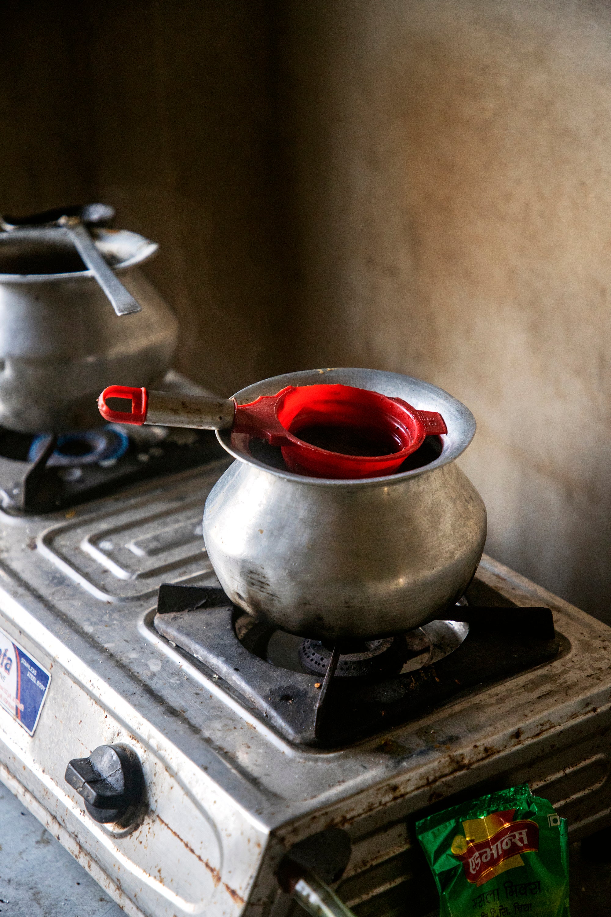 Using money sent by her brother, Panmaya was able to build her house with a proper kitchen